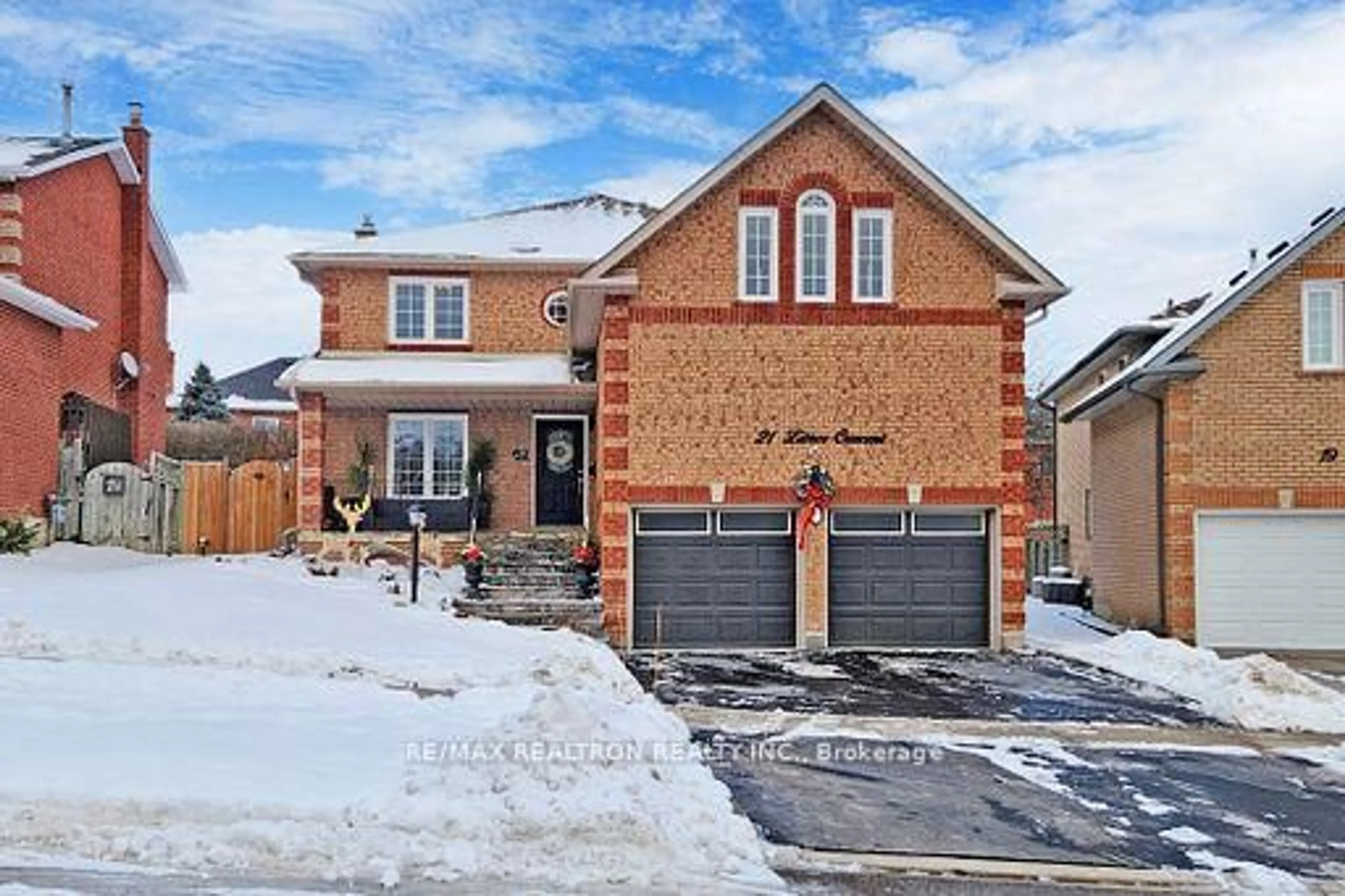 Home with brick exterior material, street for 21 Litner Cres, Georgina Ontario L4P 3V1