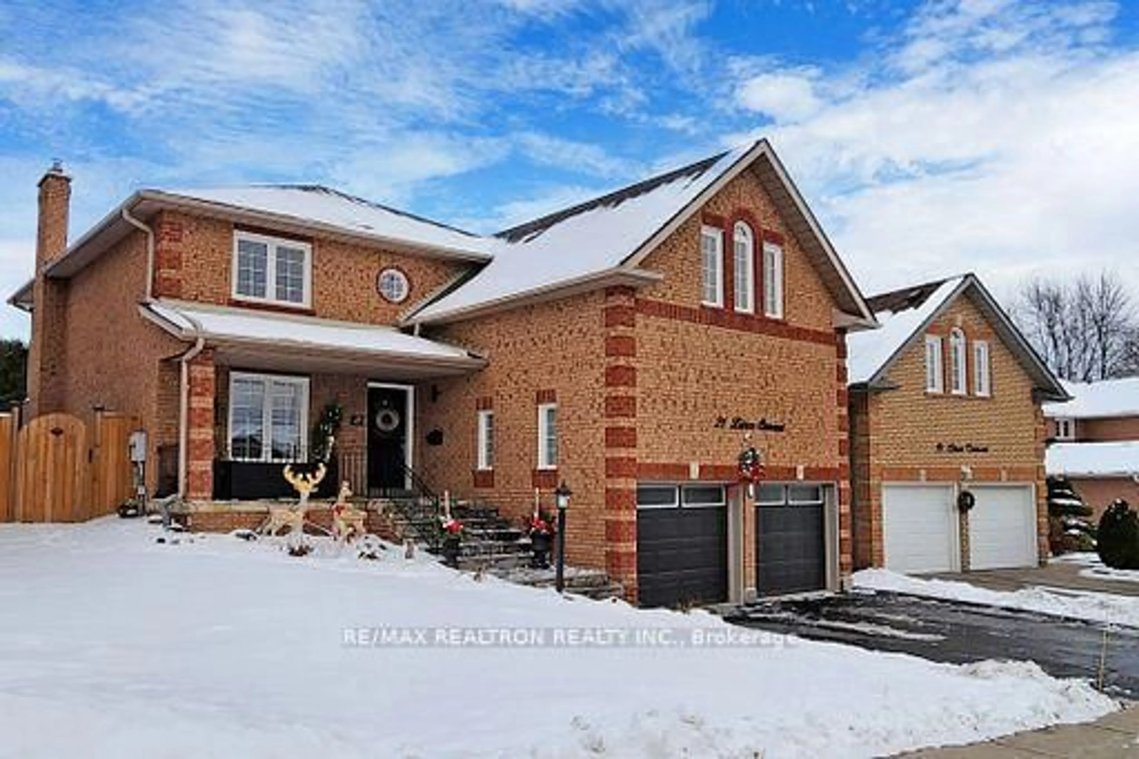 Home with brick exterior material, street for 21 Litner Cres, Georgina Ontario L4P 3V1