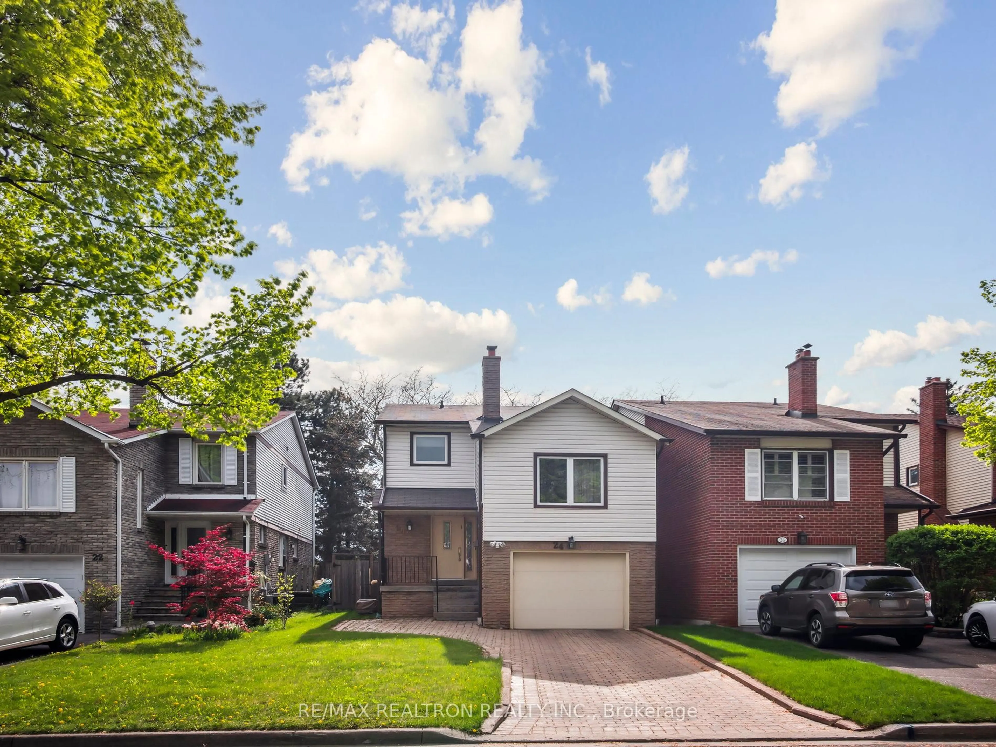 Home with brick exterior material, street for 24 FRASER St, Markham Ontario L3T 5H6