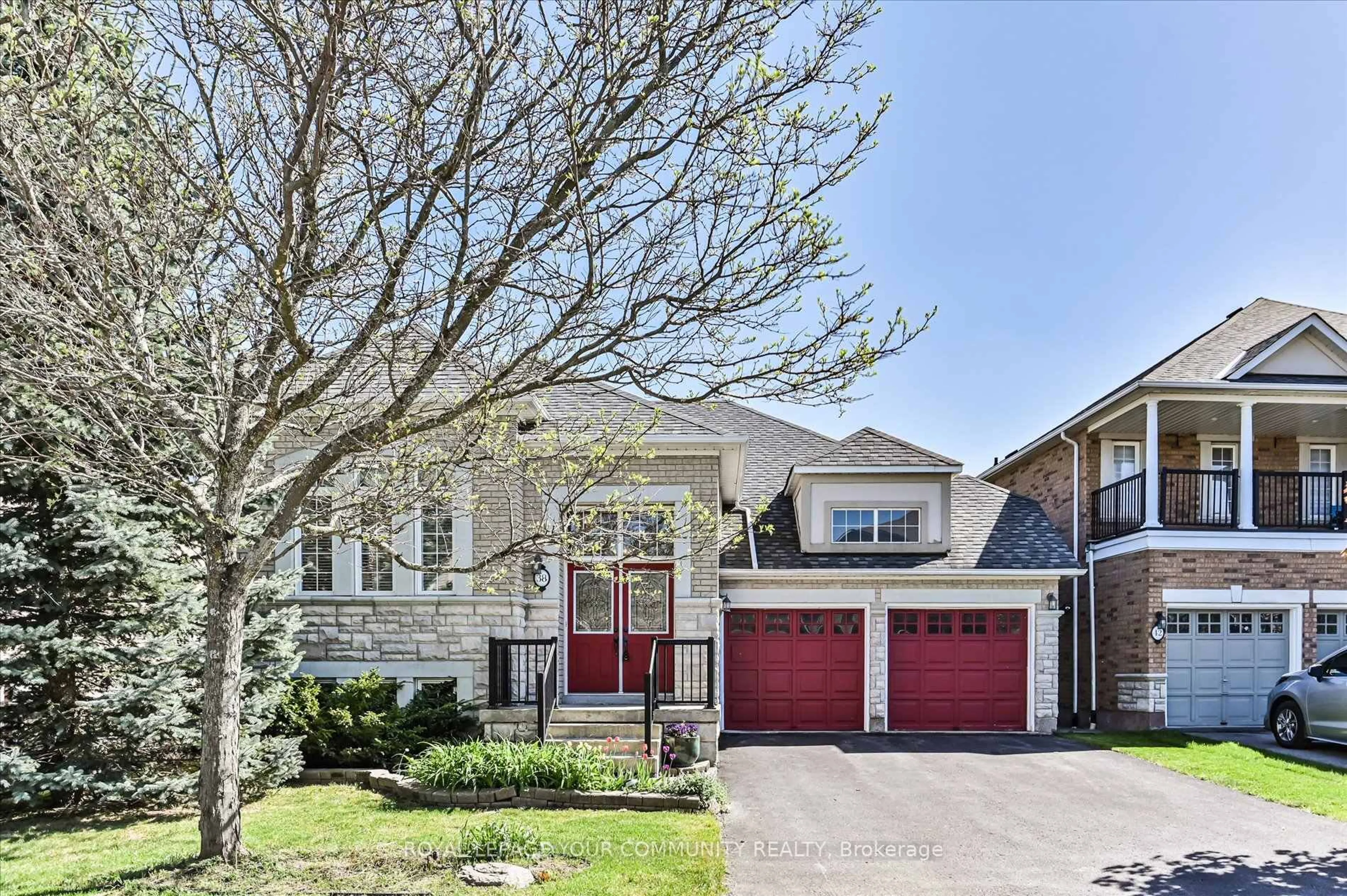 Home with brick exterior material, street for 38 Brass Dr, Richmond Hill Ontario L4E 4T3