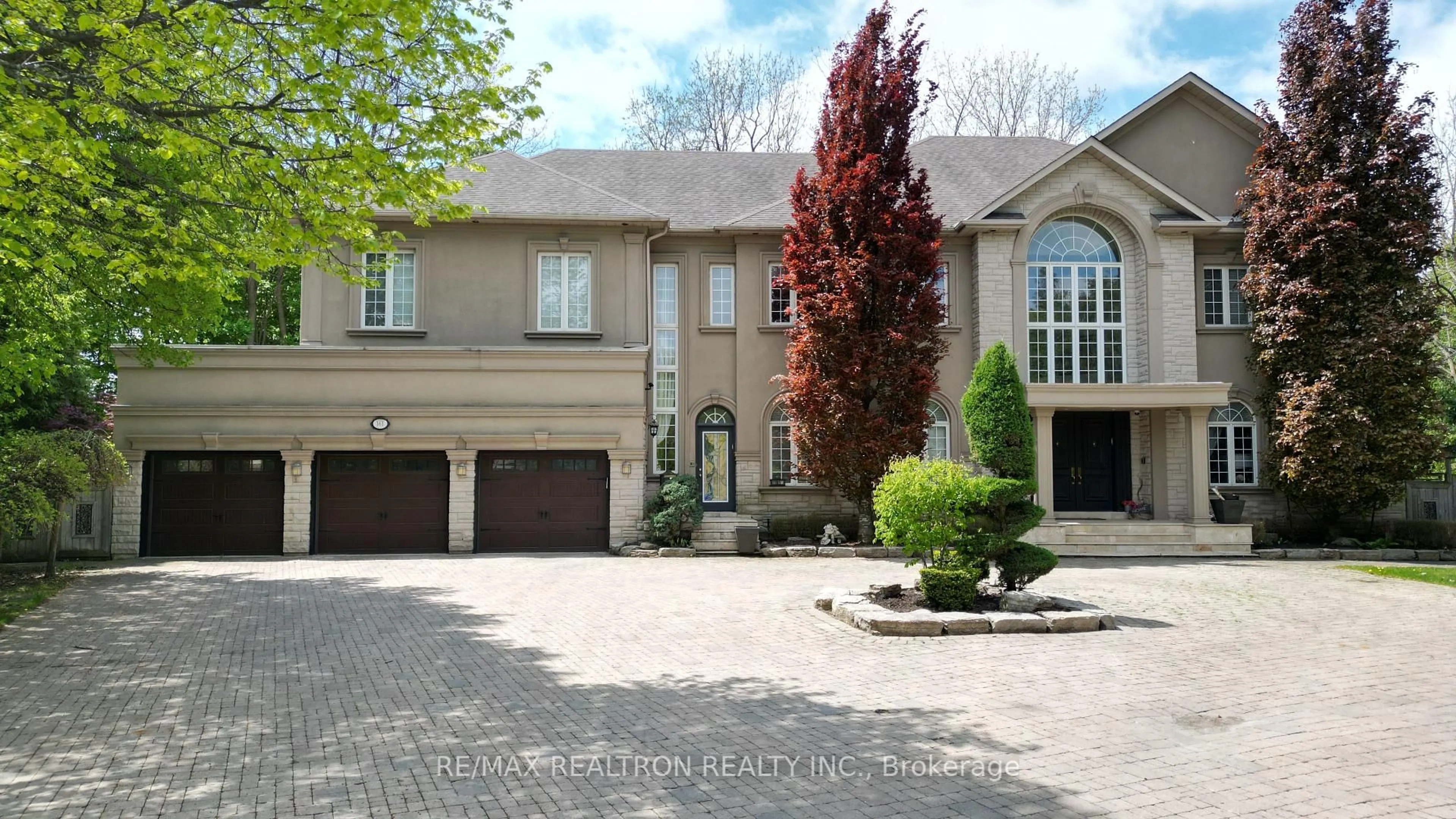 Home with brick exterior material, street for 161 Renaissance Crt, Vaughan Ontario L4J 7W4