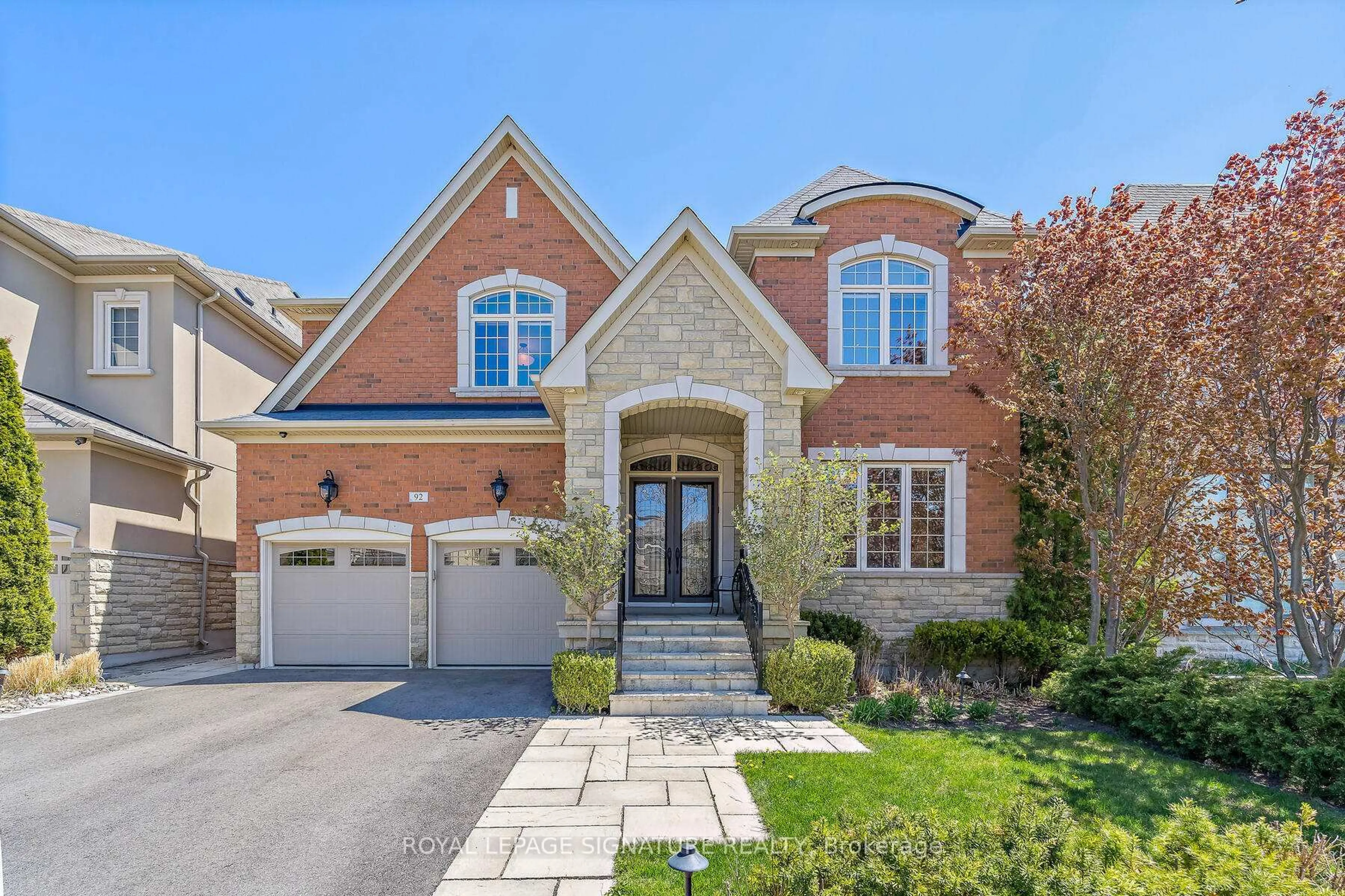 Home with brick exterior material, street for 92 Sir Modesto Crt, Vaughan Ontario L6A 4G2