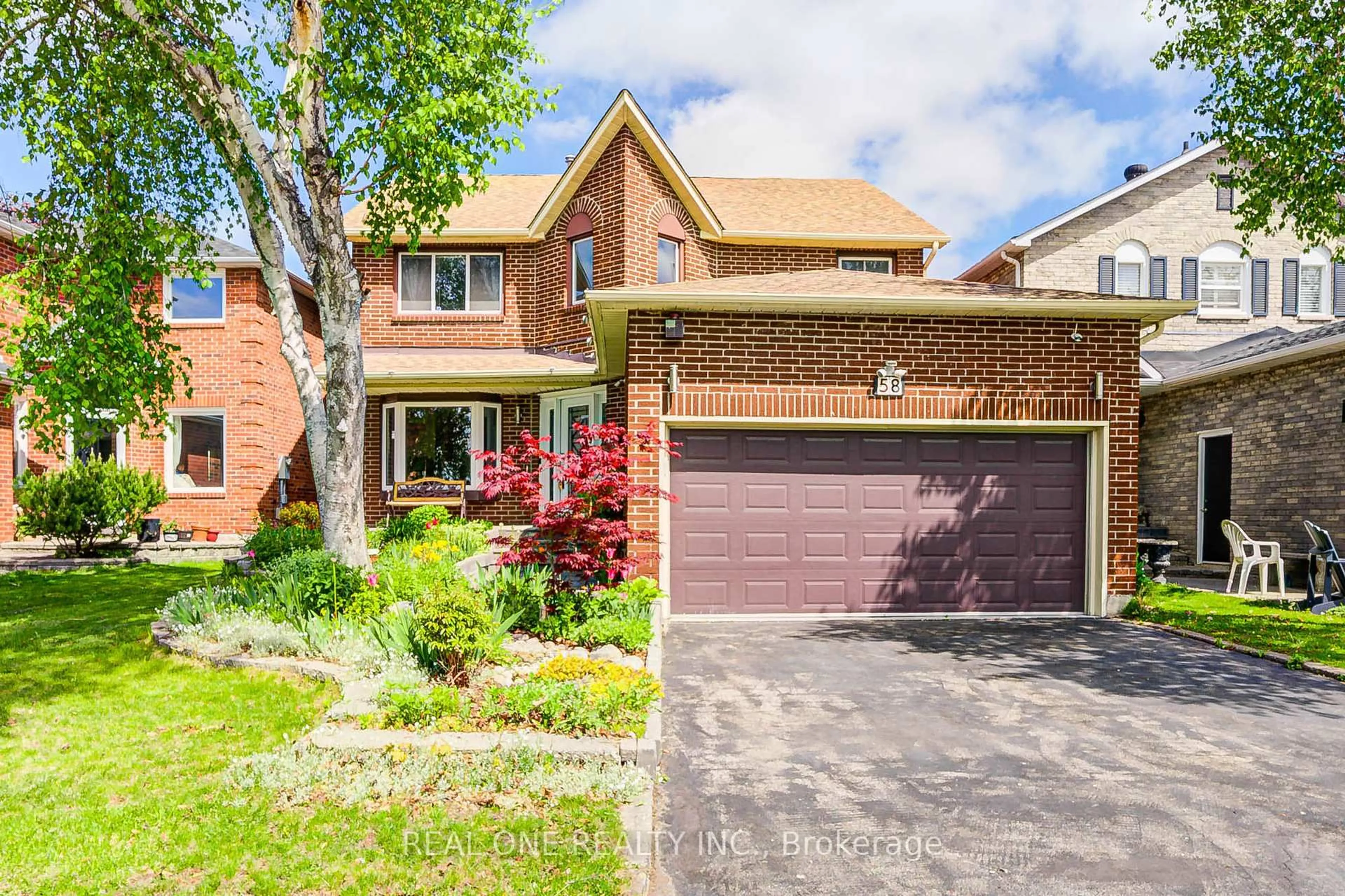 Home with brick exterior material, street for 58 Joseph Aaron Blvd, Vaughan Ontario L4J 6J1