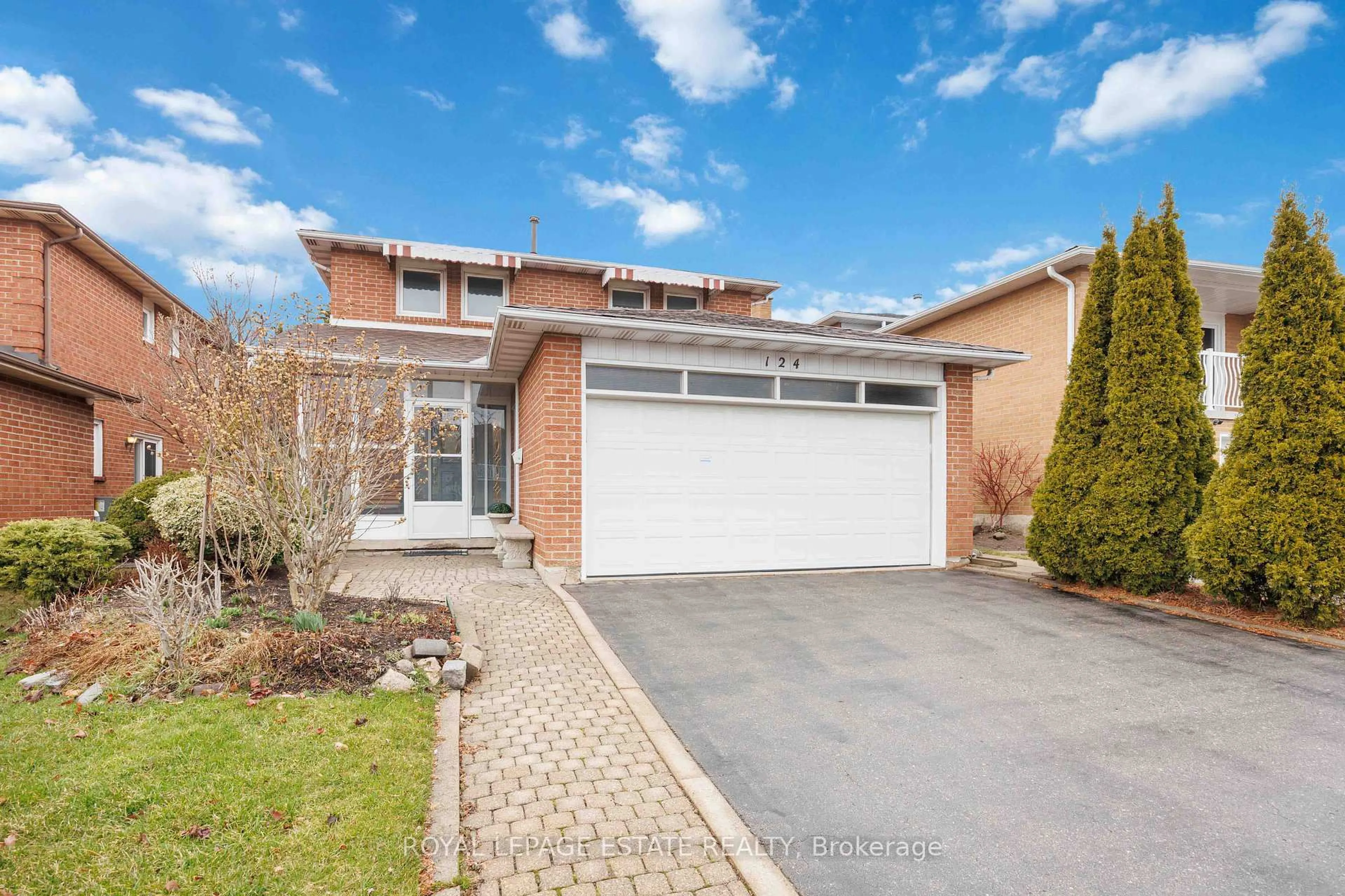 Home with brick exterior material, street for 124 Glen Shields Ave, Vaughan Ontario L4K 1T6
