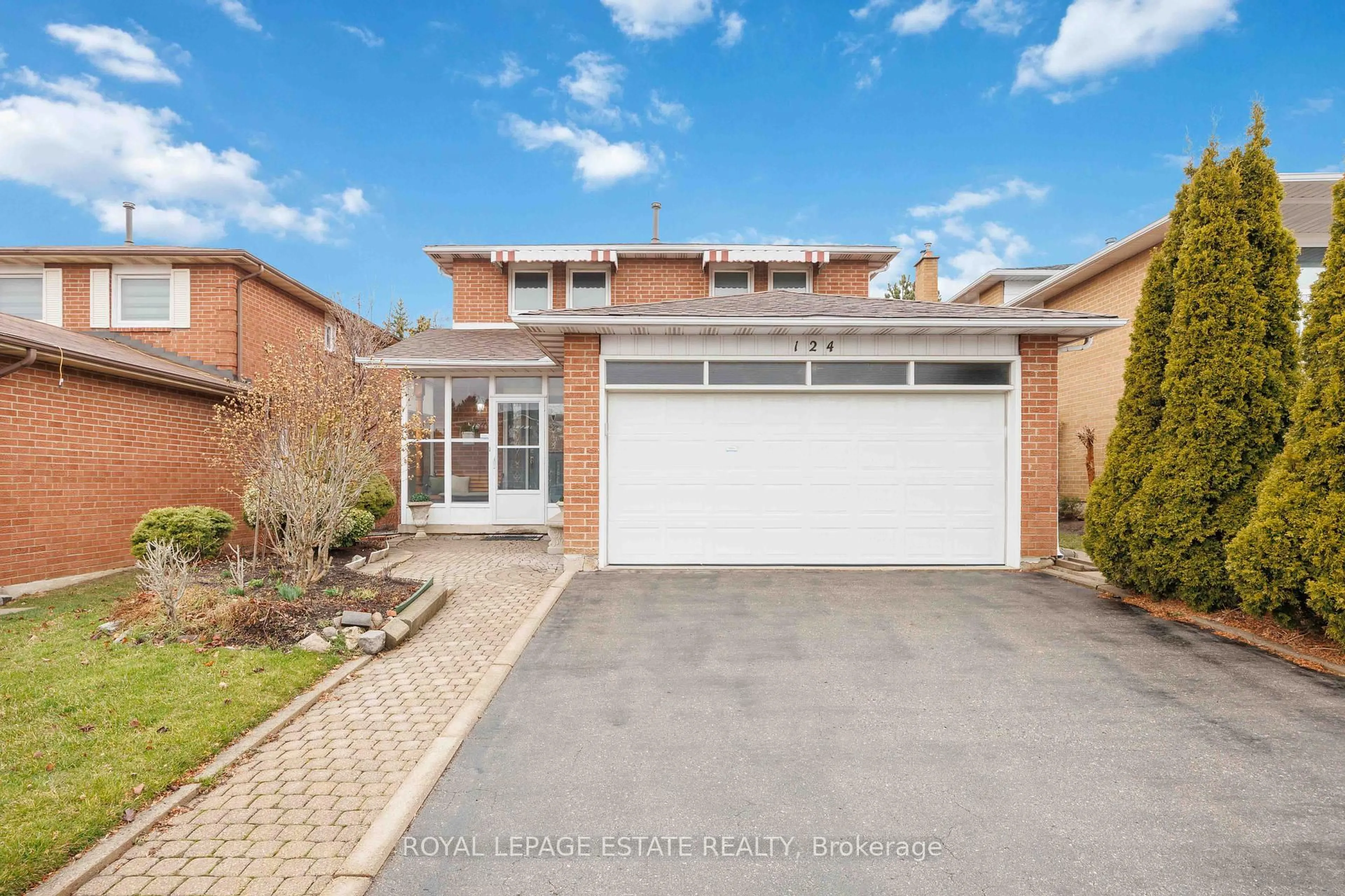 Home with brick exterior material, street for 124 Glen Shields Ave, Vaughan Ontario L4K 1T6