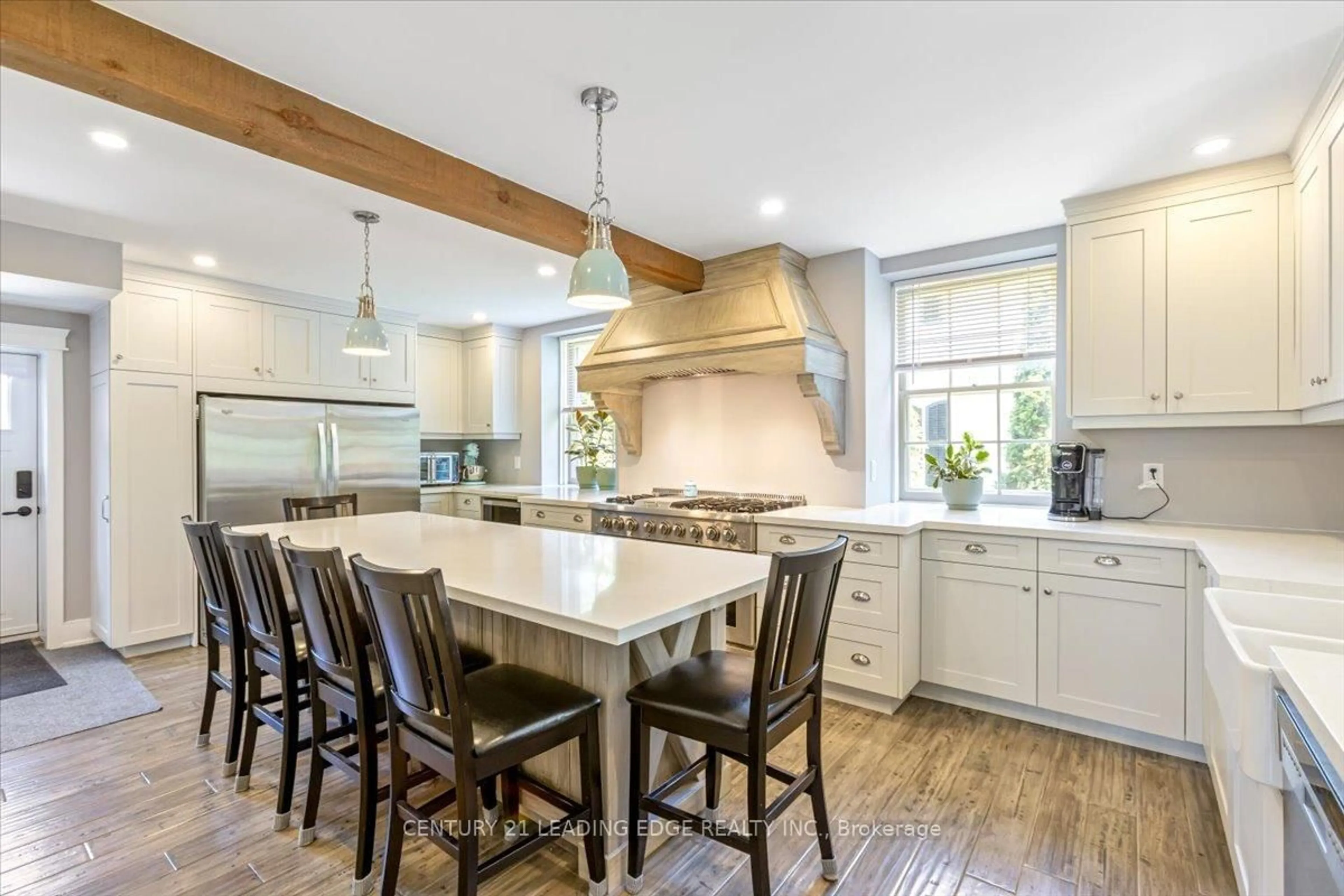 Open concept kitchen, ceramic/tile floor for 14 ALEXANDER HUNTER Pl, Markham Ontario L6E 1A8