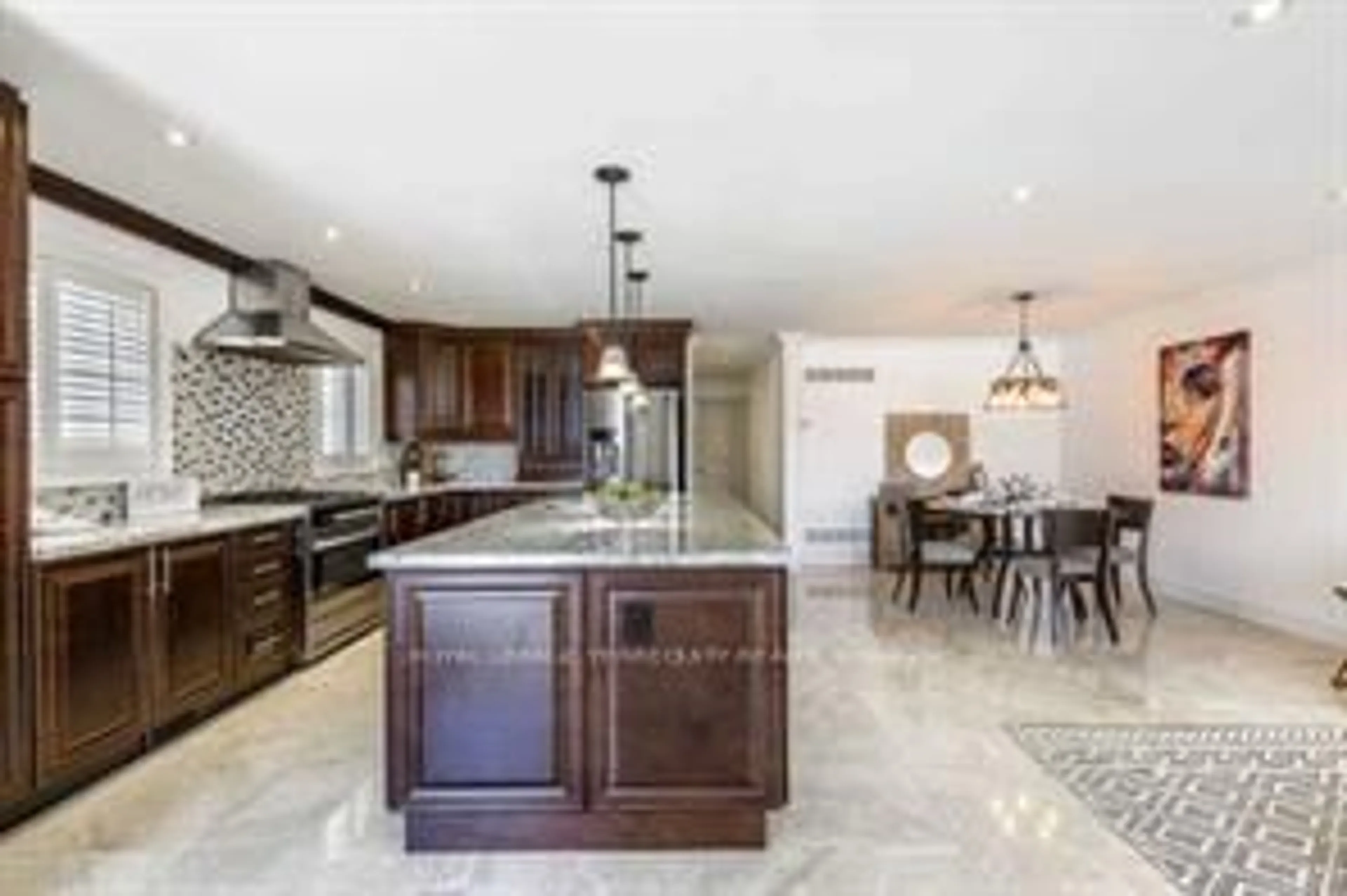 Open concept kitchen, ceramic/tile floor for 17 Agincourt Rd, Vaughan Ontario L4L 2Z7