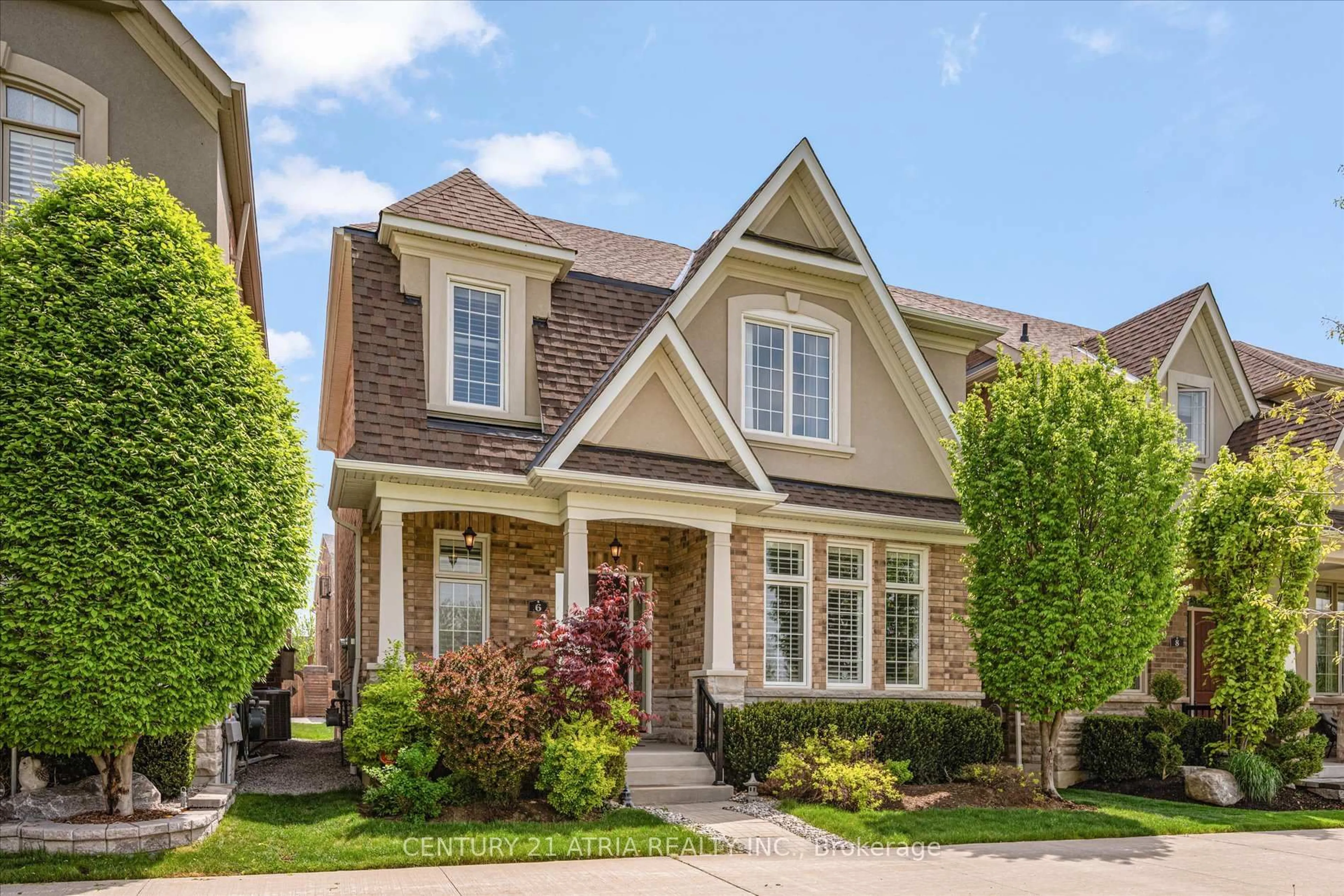 Home with brick exterior material, street for 6 Park Glen Lane, Markham Ontario L6C 0X9