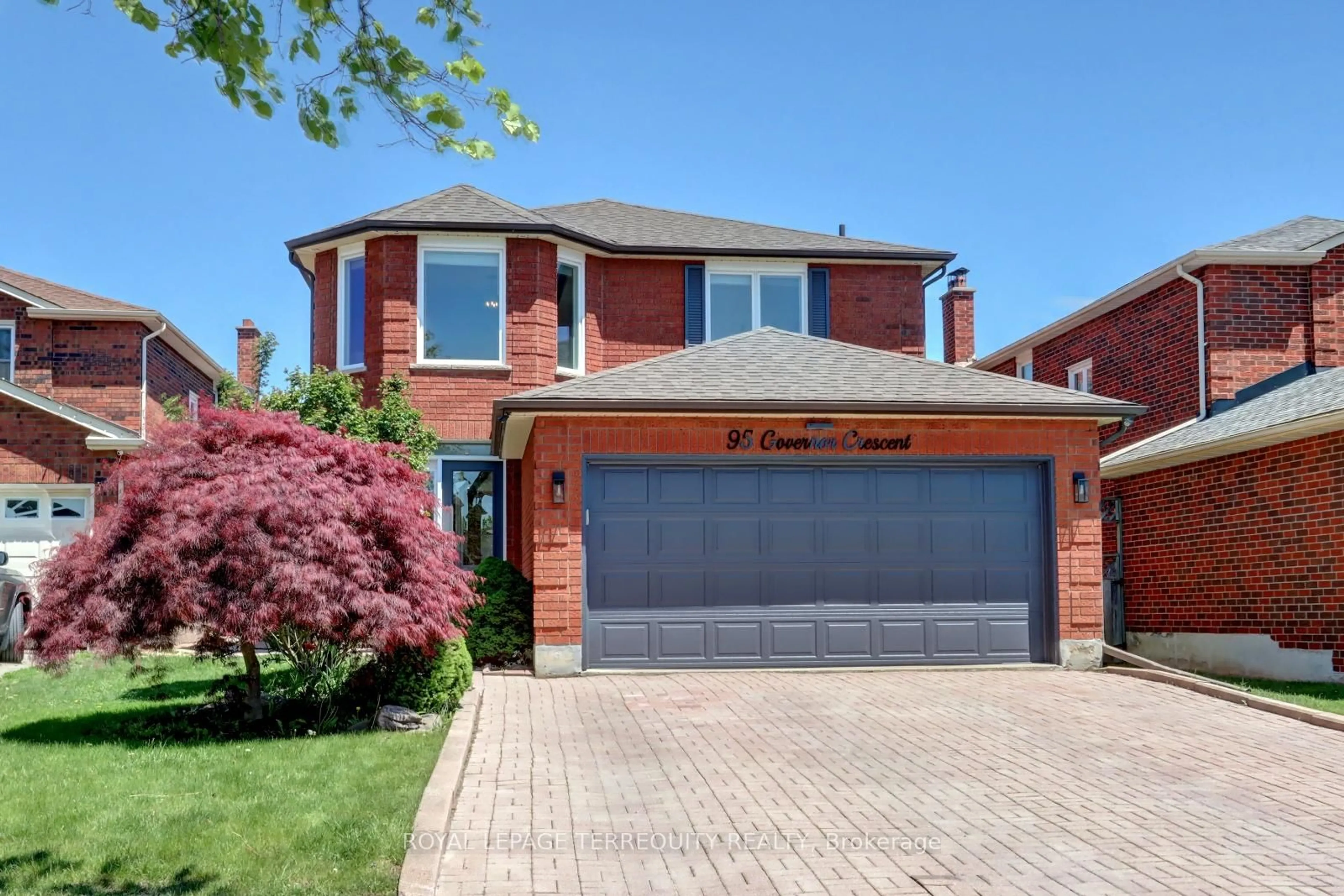 Home with brick exterior material, street for 95 Governor Cres, Vaughan Ontario L4L 5G5