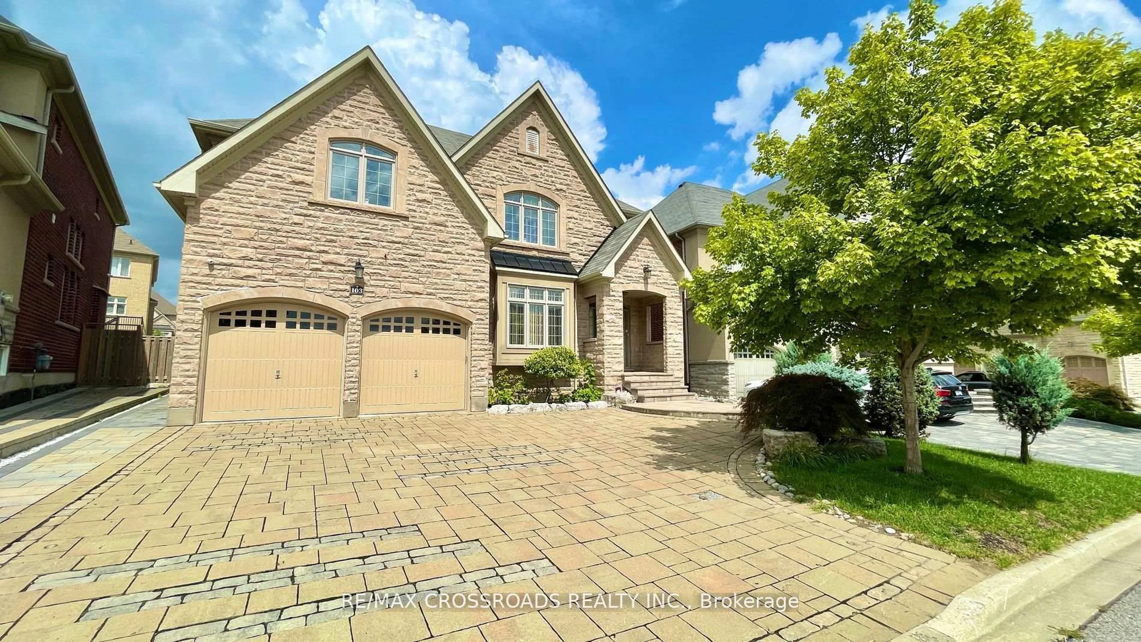 Home with brick exterior material, street for 103 Glengordon Cres, Markham Ontario L6C 0K1