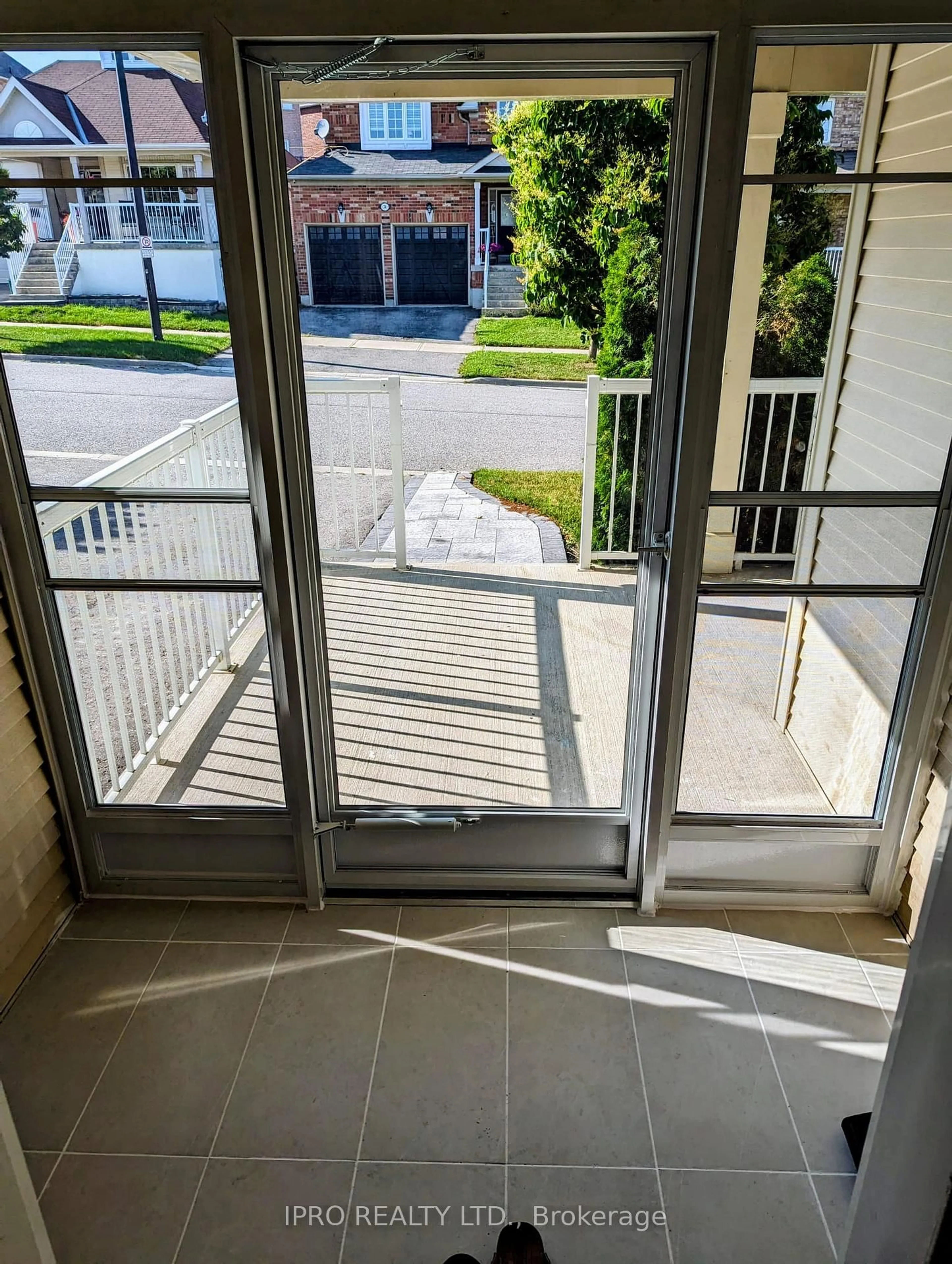 Balcony in the apartment, city buildings view from balcony for 75 Ian Dr, Georgina Ontario L4P 4G2