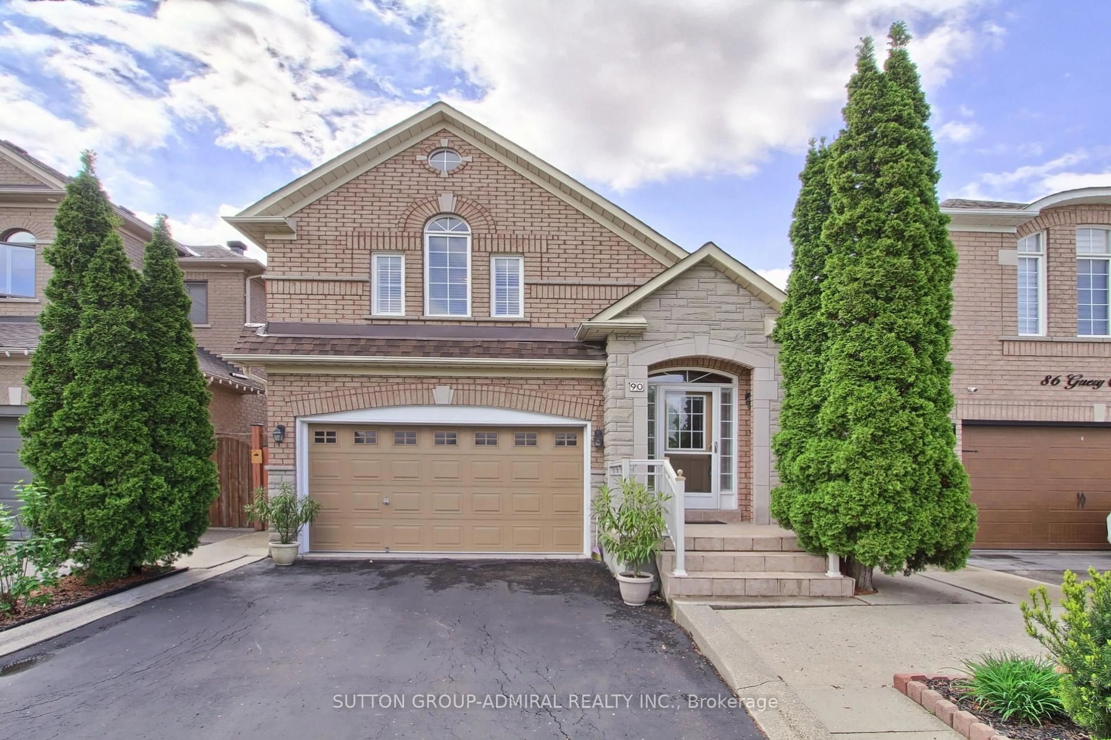 Home with brick exterior material, street for 90 Guery Cres, Vaughan Ontario L4L 9P5