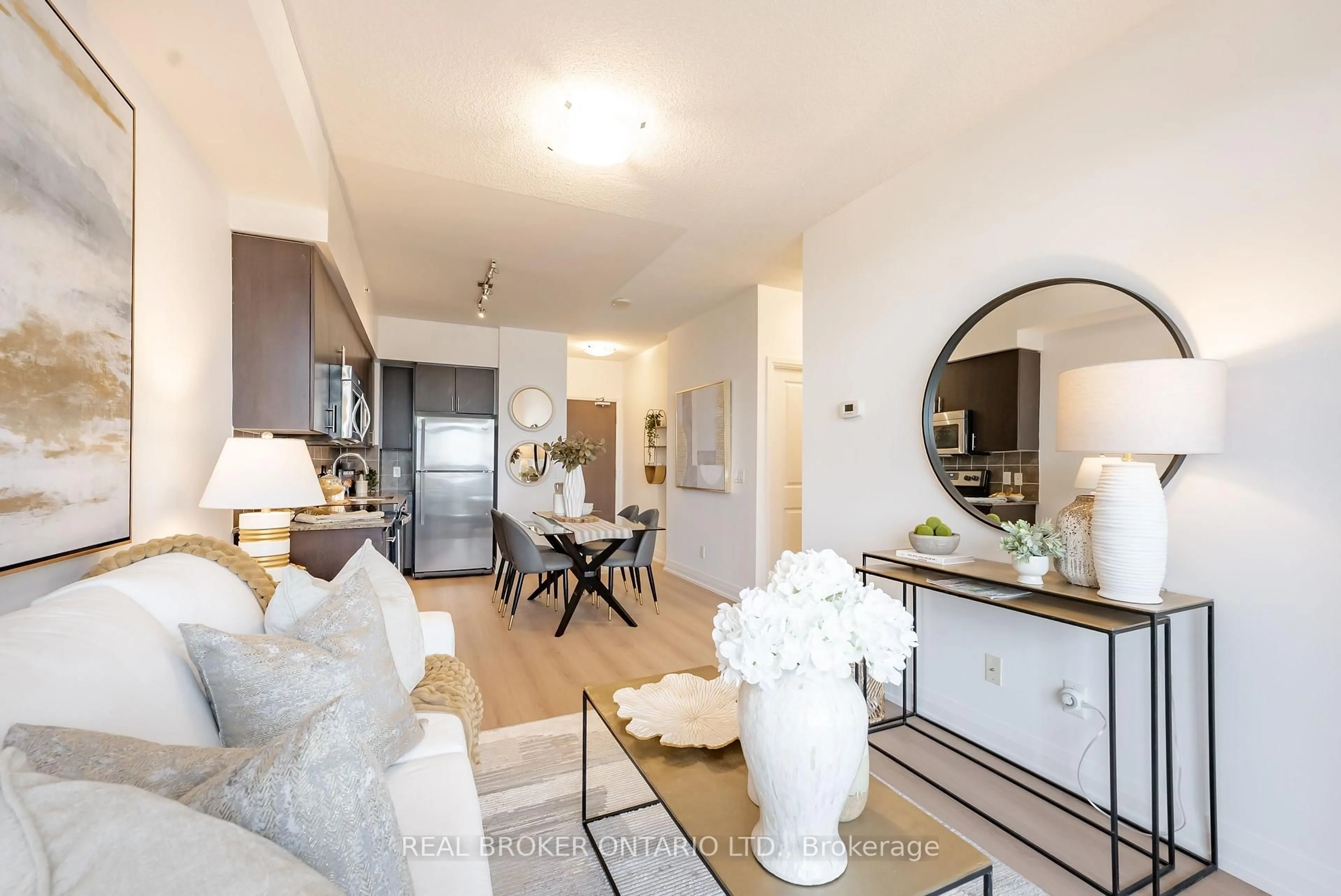 Living room with furniture, unknown for 75 North Park Rd #809, Vaughan Ontario L4J 0H8