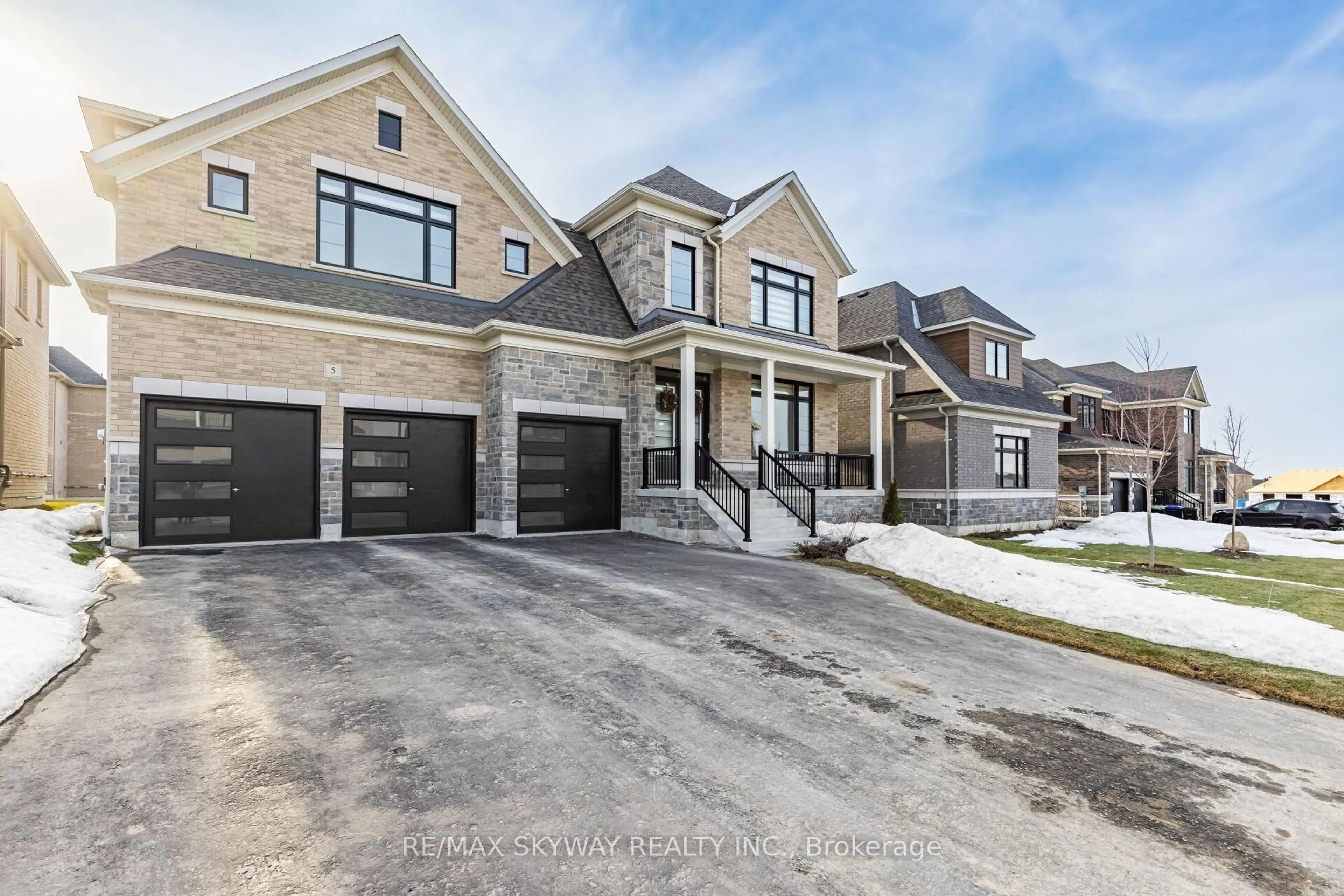Home with brick exterior material, street for 5 Twinleaf Cres, Adjala-Tosorontio Ontario L0G 1W0