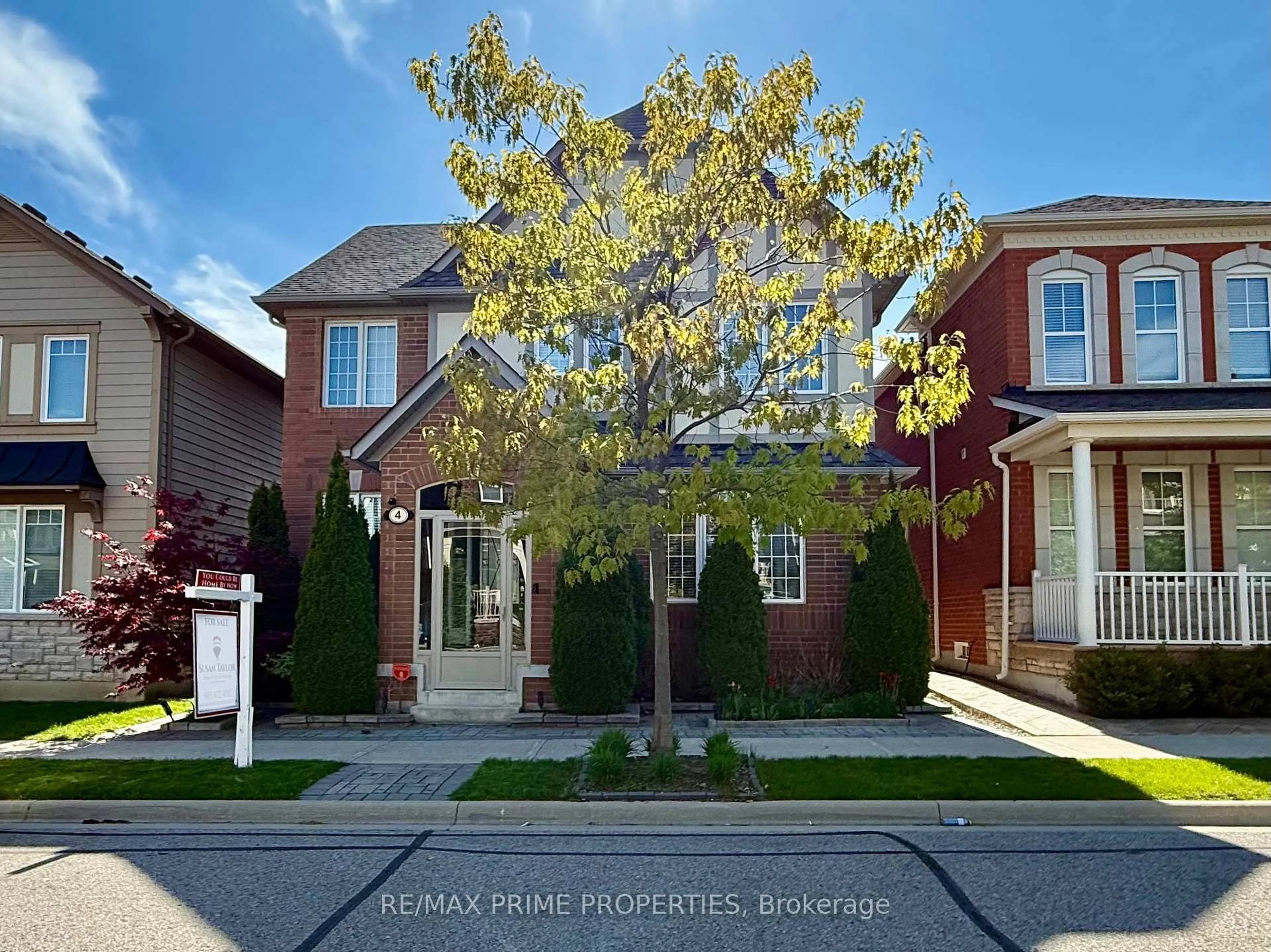 Home with brick exterior material, street for 4 Wagon Works St, Markham Ontario L6B 0X1