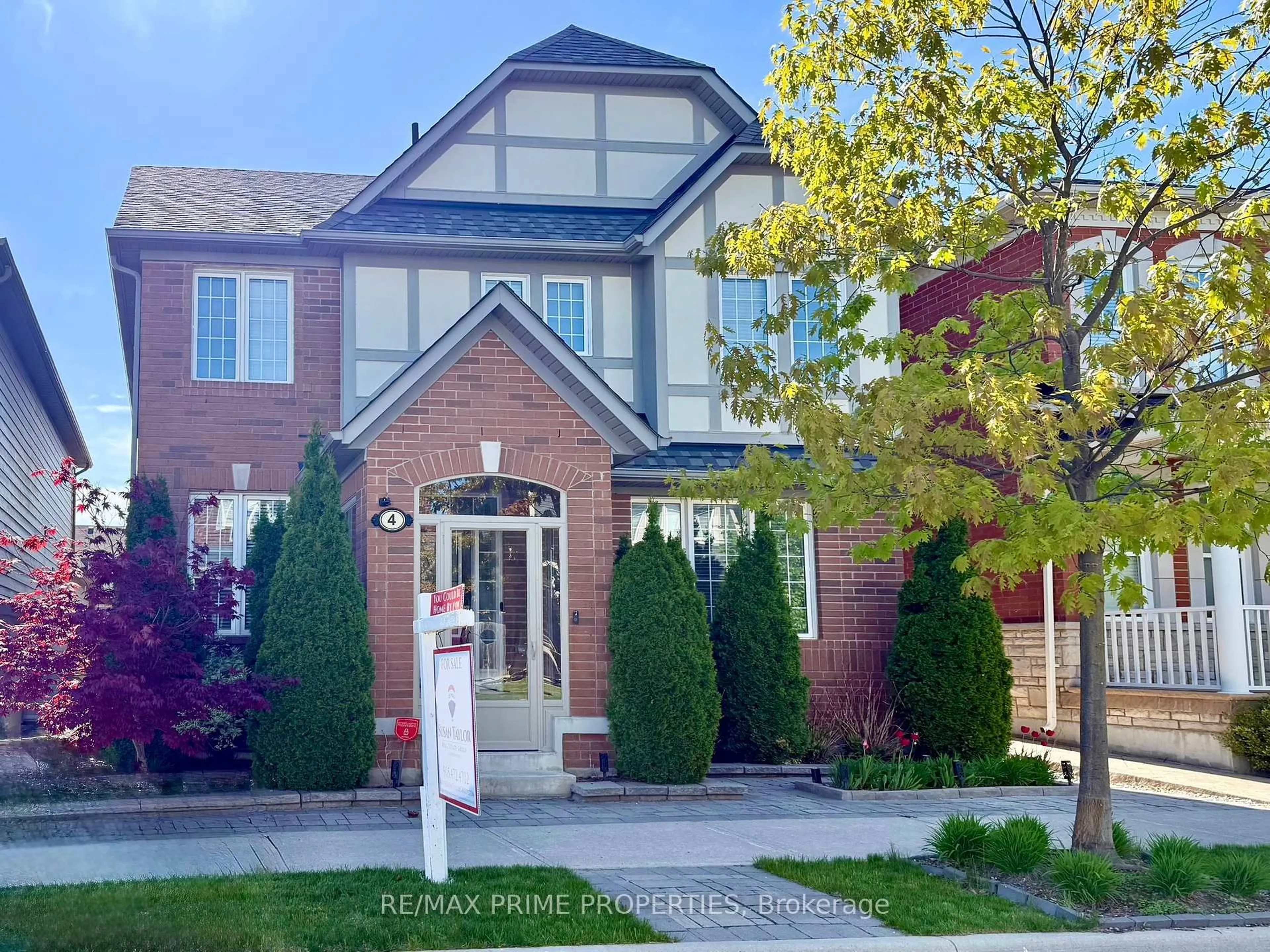 Home with brick exterior material, street for 4 Wagon Works St, Markham Ontario L6B 0X1