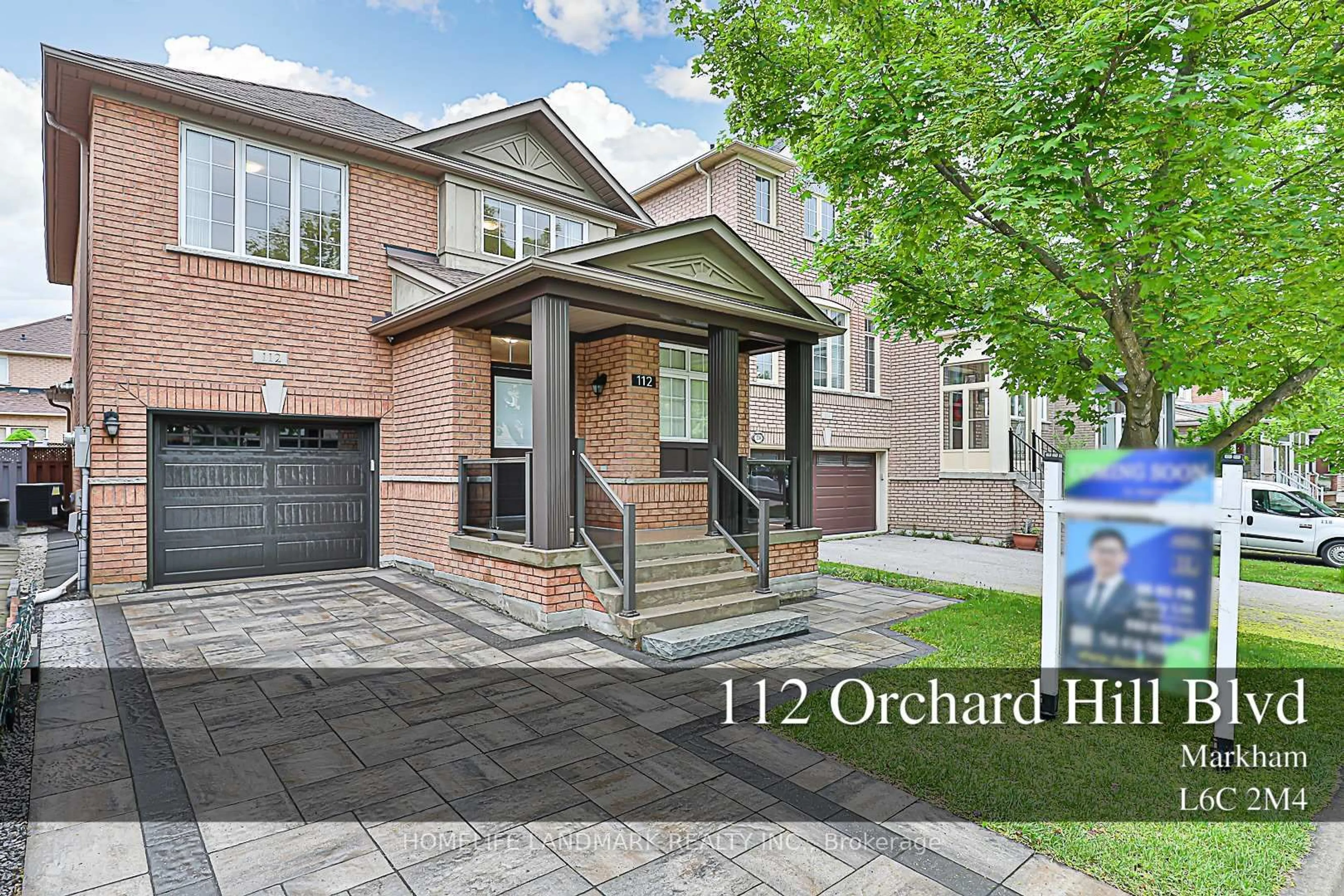 Home with brick exterior material, street for 112 Orchard Hill Blvd, Markham Ontario L6C 2M4