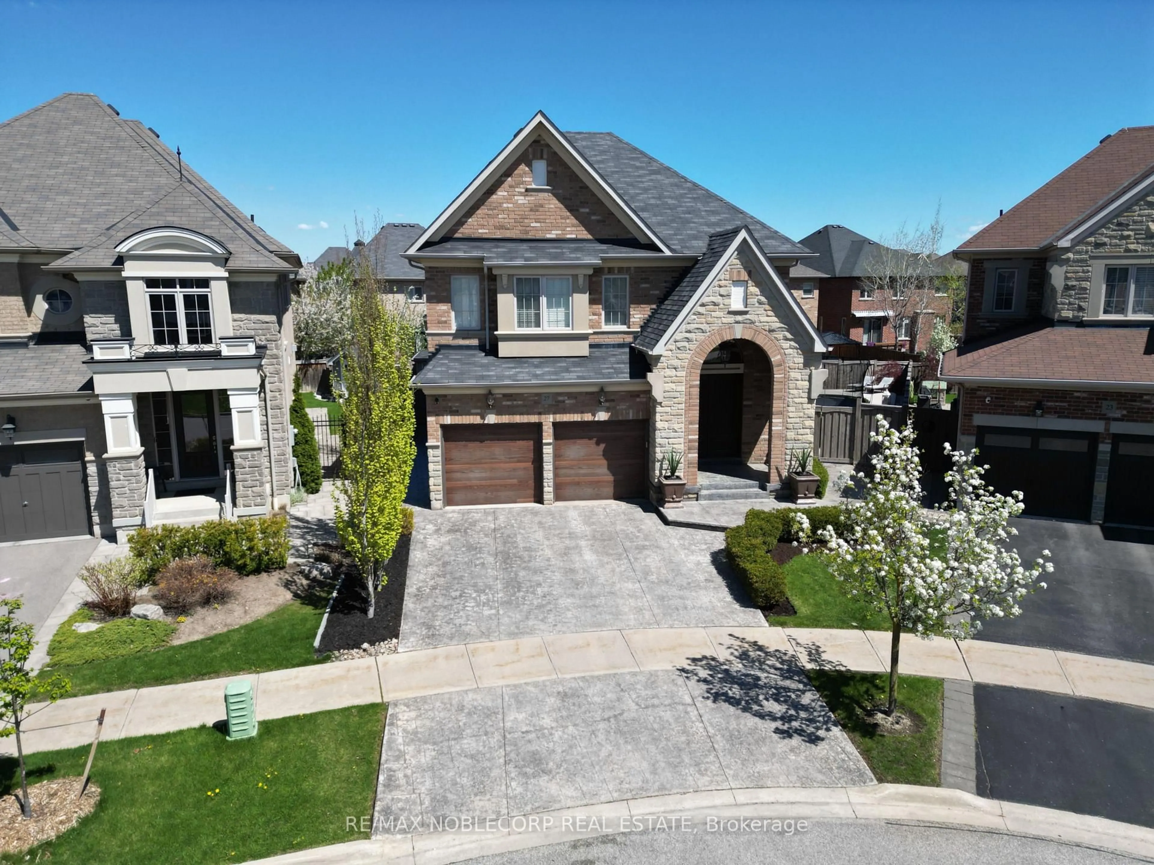 Home with brick exterior material, street for 27 Gorman Ave, Vaughan Ontario L4H 3L4