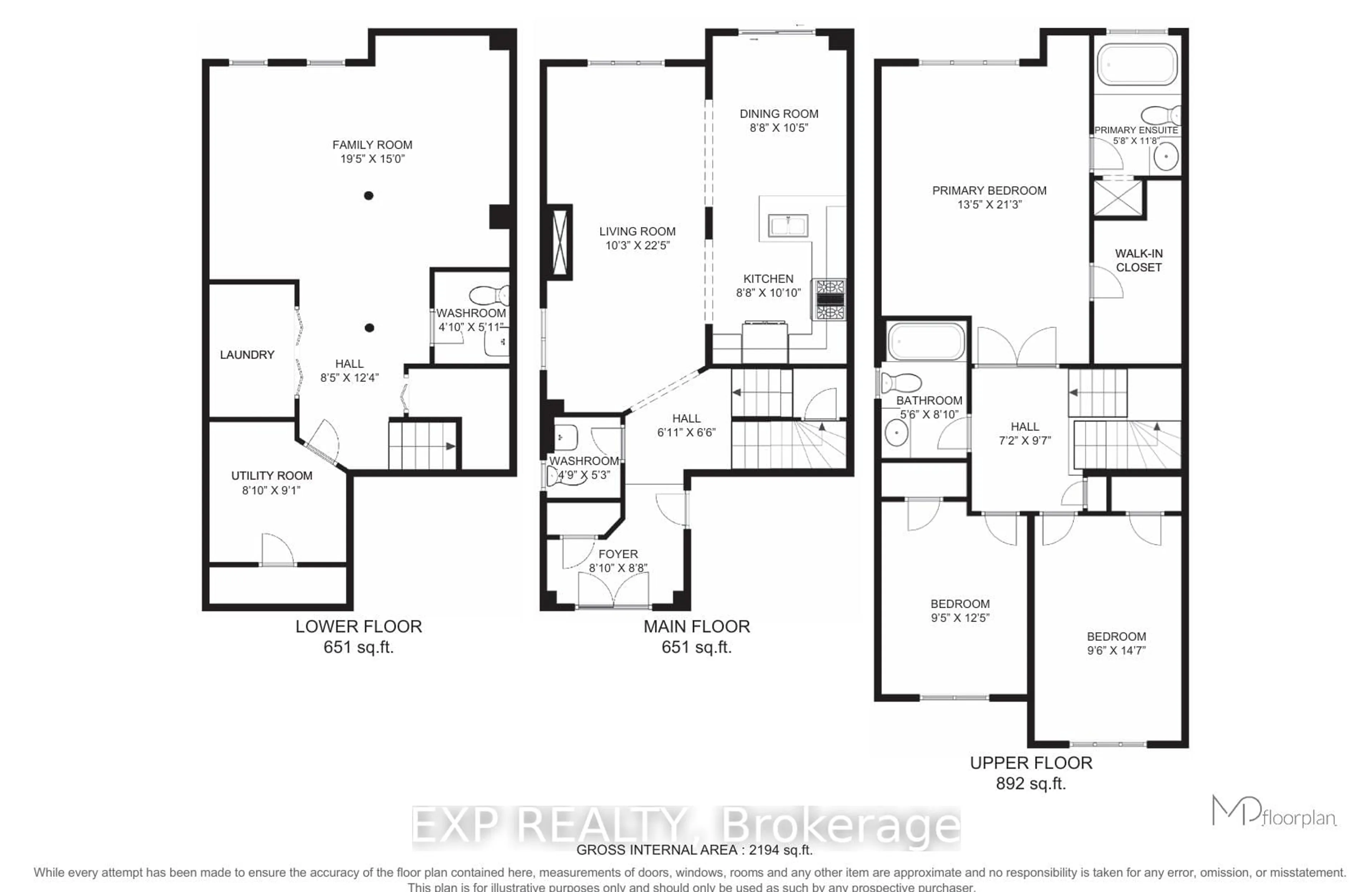 Floor plan for 245 Worthview Dr, Vaughan Ontario L4H 0H5
