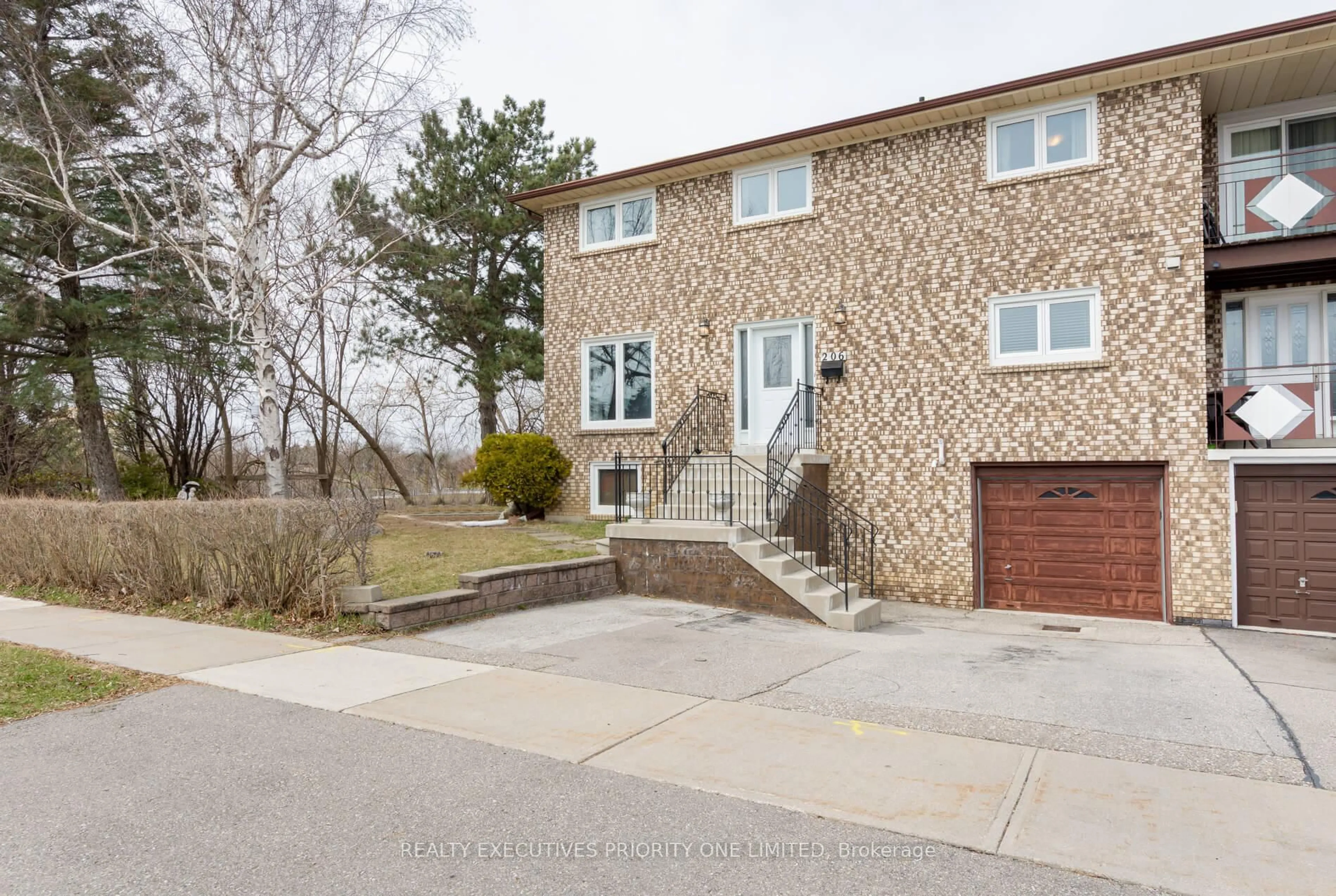 Home with brick exterior material, street for 206 Andrew Park, Vaughan Ontario L4L 1G2