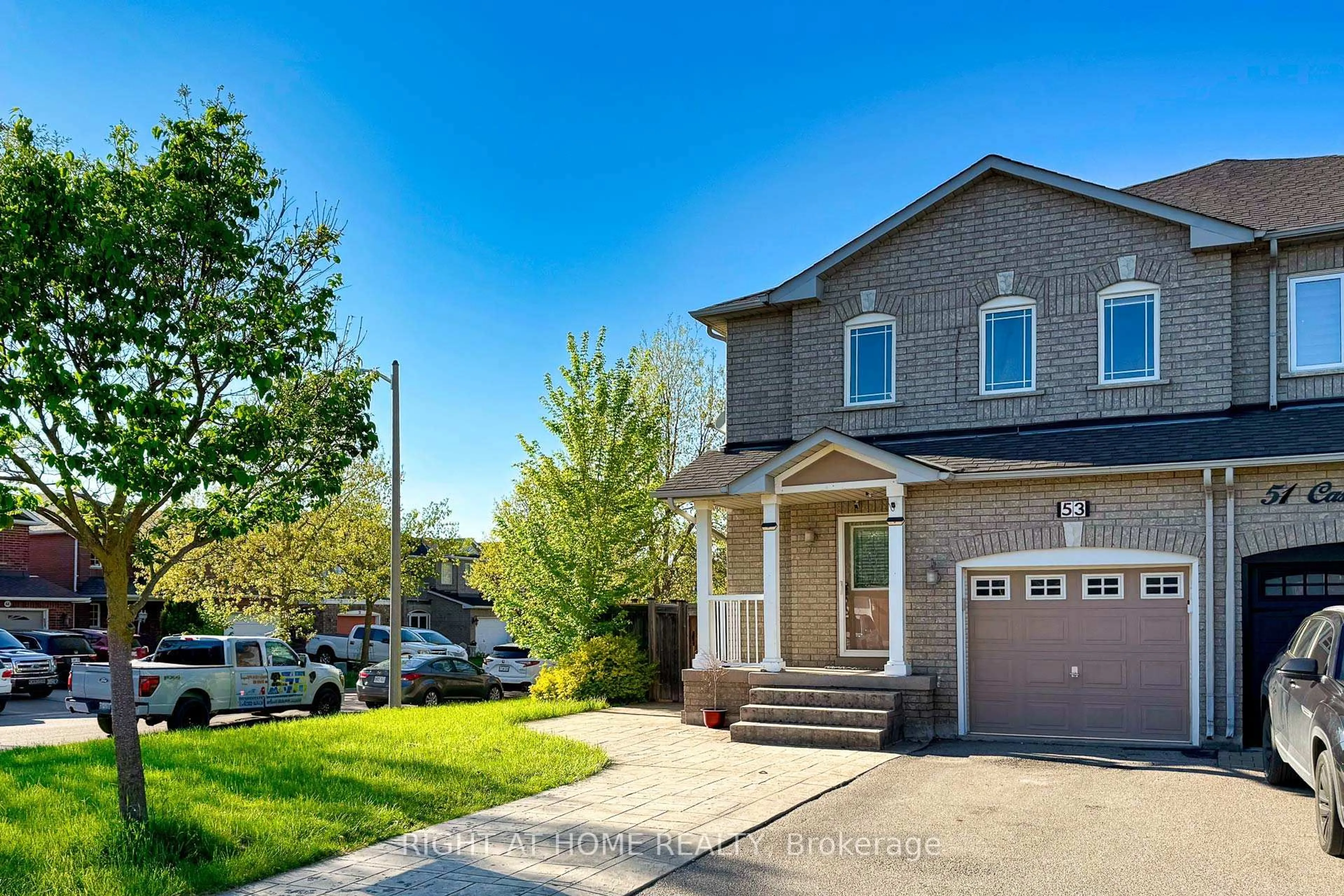 Home with brick exterior material, street for 53 Cassia Cres, Vaughan Ontario L6A 3N3