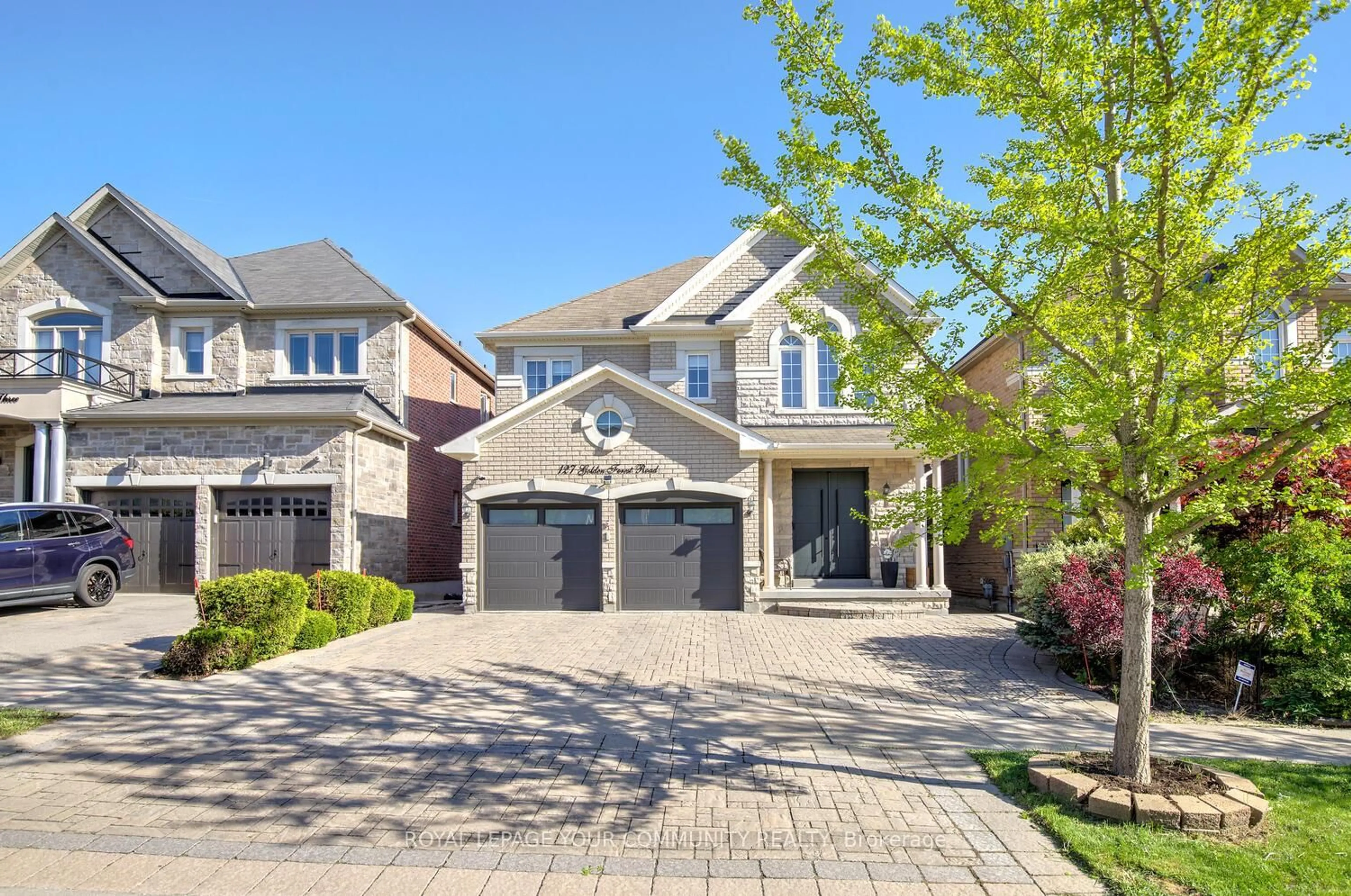 Home with brick exterior material, street for 127 Golden Forest Rd, Vaughan Ontario L6A 0S6