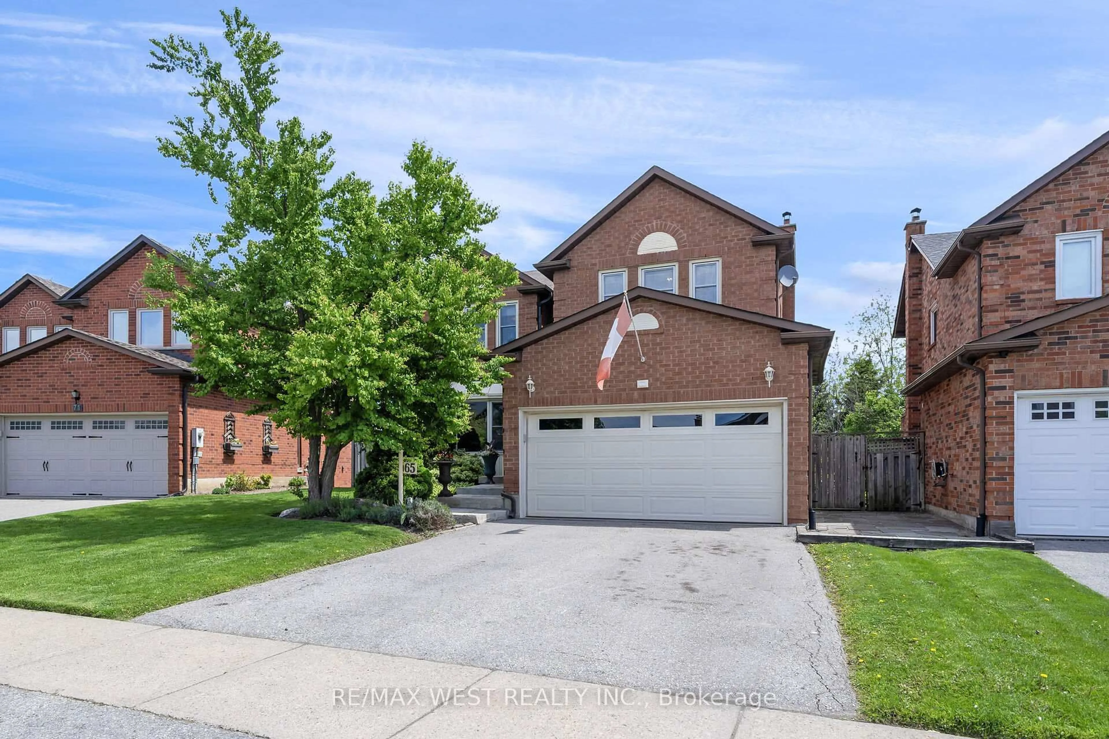 Home with brick exterior material, street for 65 Belmont Cres, Vaughan Ontario L6A 1L7