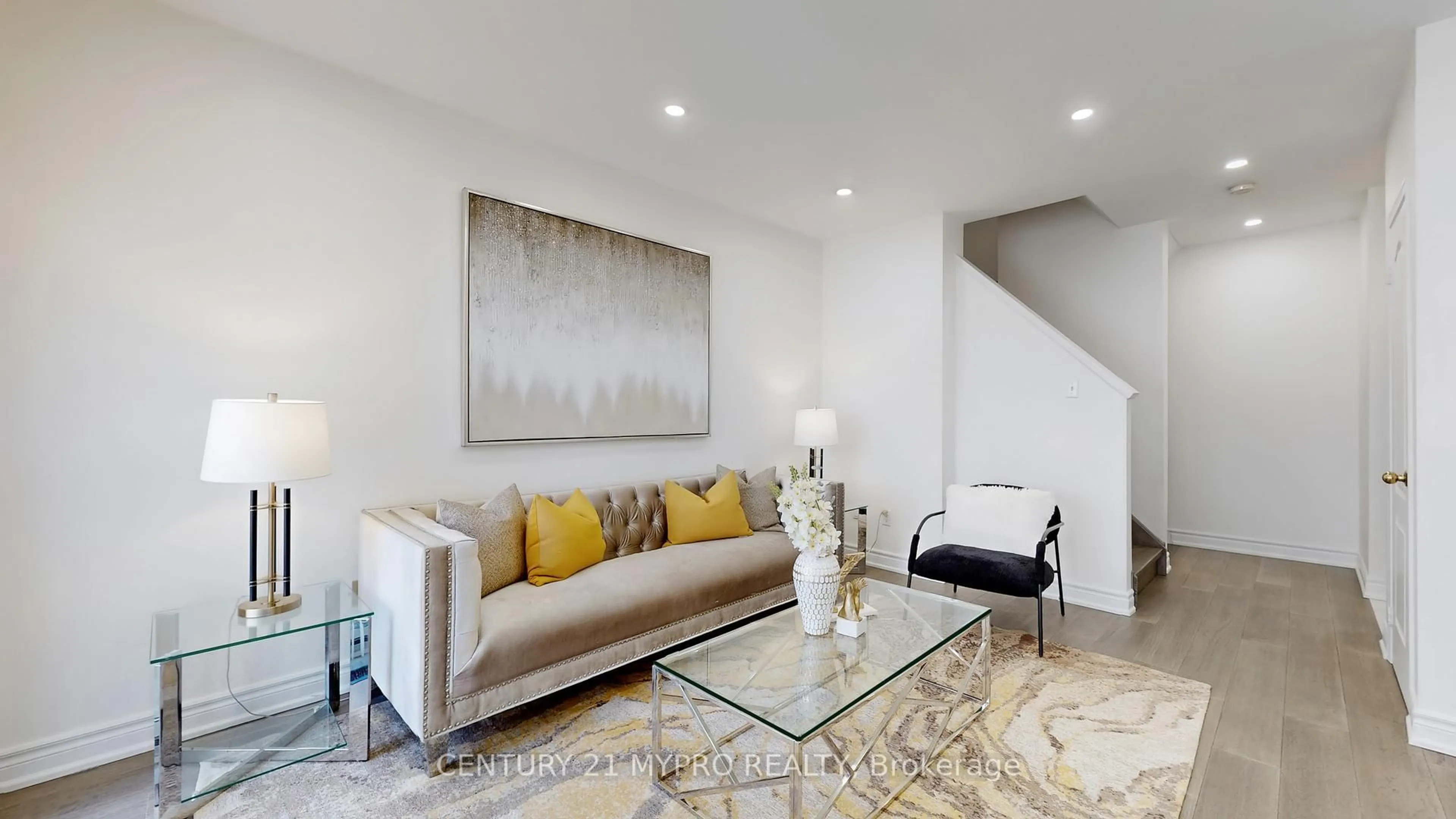Living room with furniture, unknown for 735 New Westminster Dr #32, Vaughan Ontario L4J 7Y9