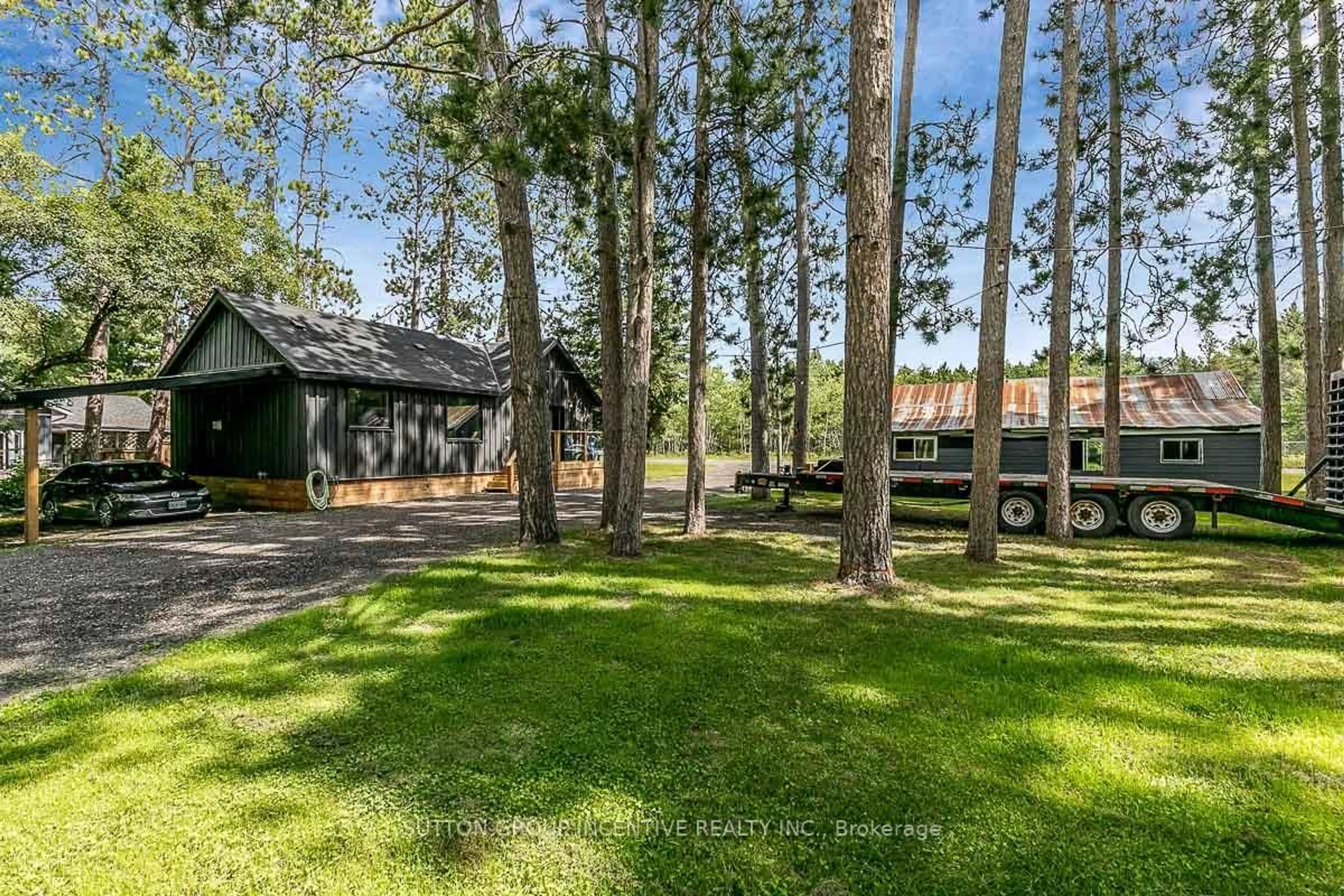 Patio, forest/trees view for 7216 County Road 13, Adjala-Tosorontio Ontario L0M 1M0