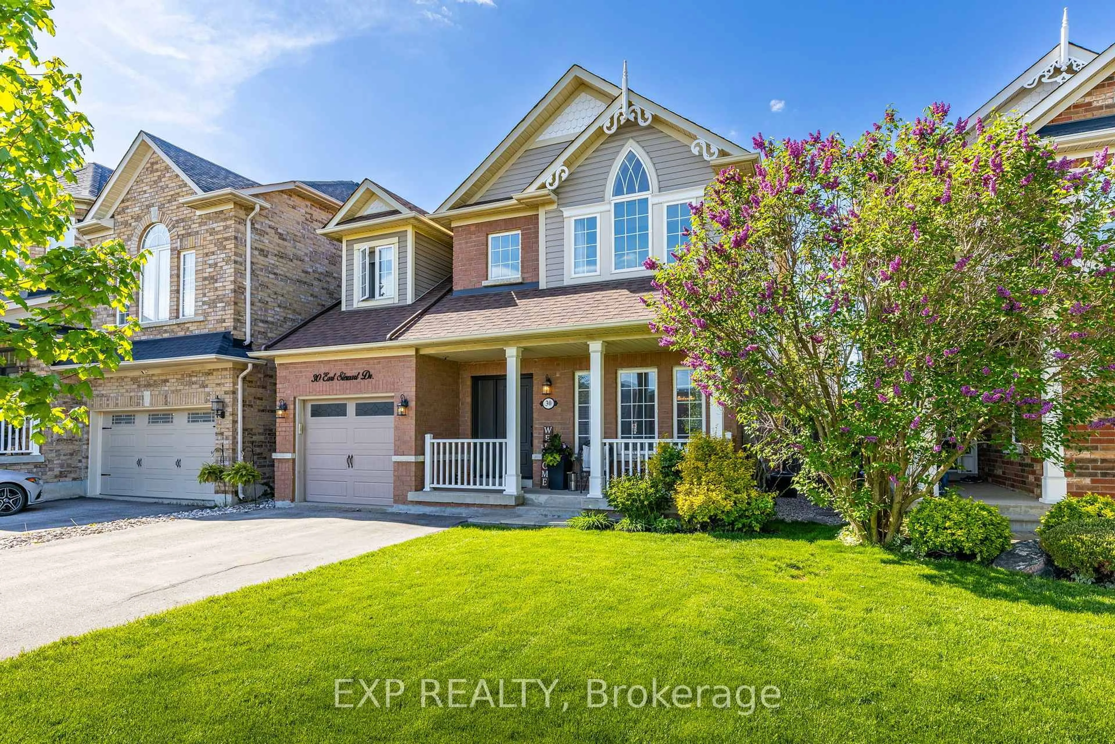 Home with brick exterior material, street for 30 Earl Stewart Dr, Aurora Ontario L4G 7P4
