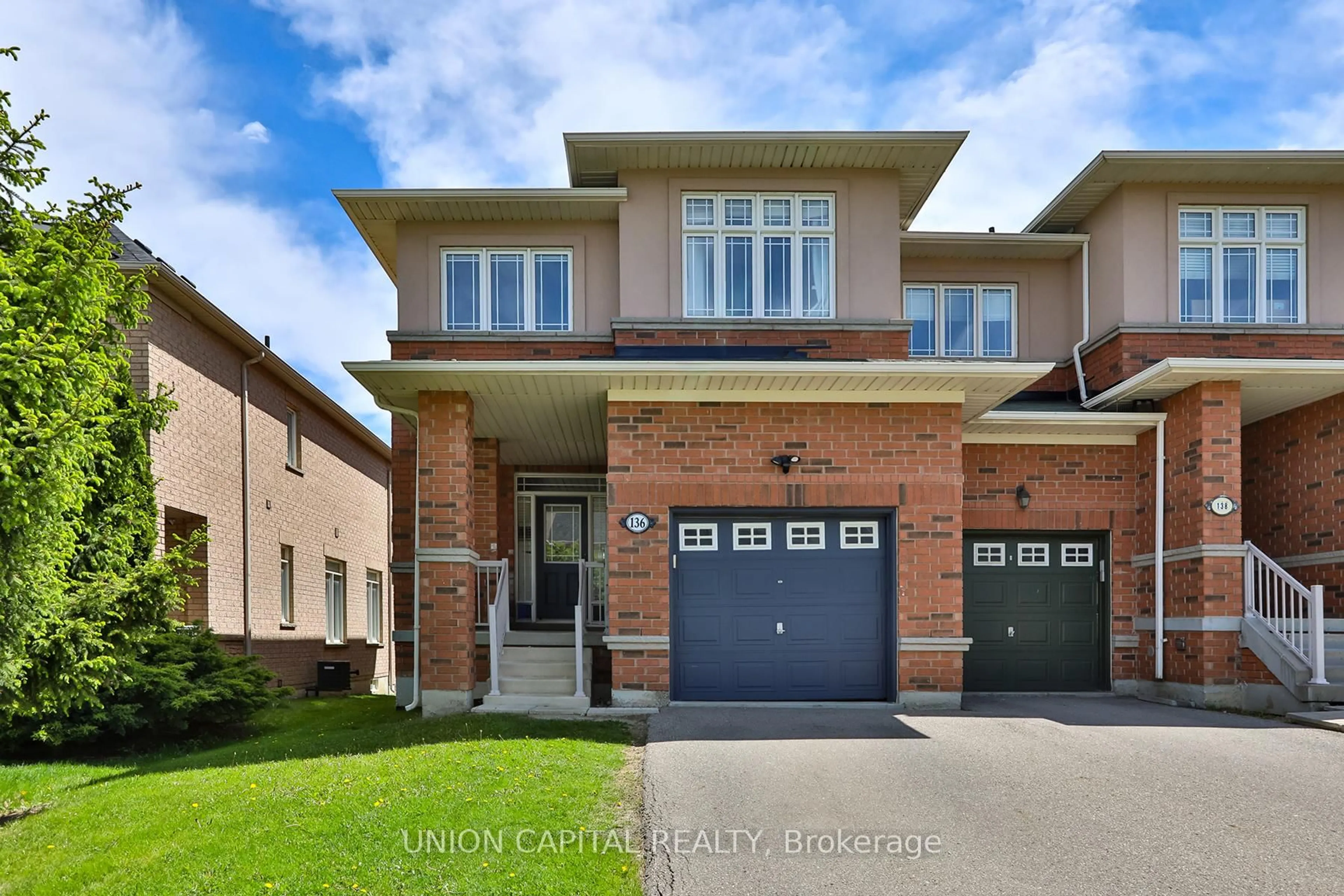 Home with brick exterior material, street for 136 Mistywood Cres, Vaughan Ontario L4J 9K3