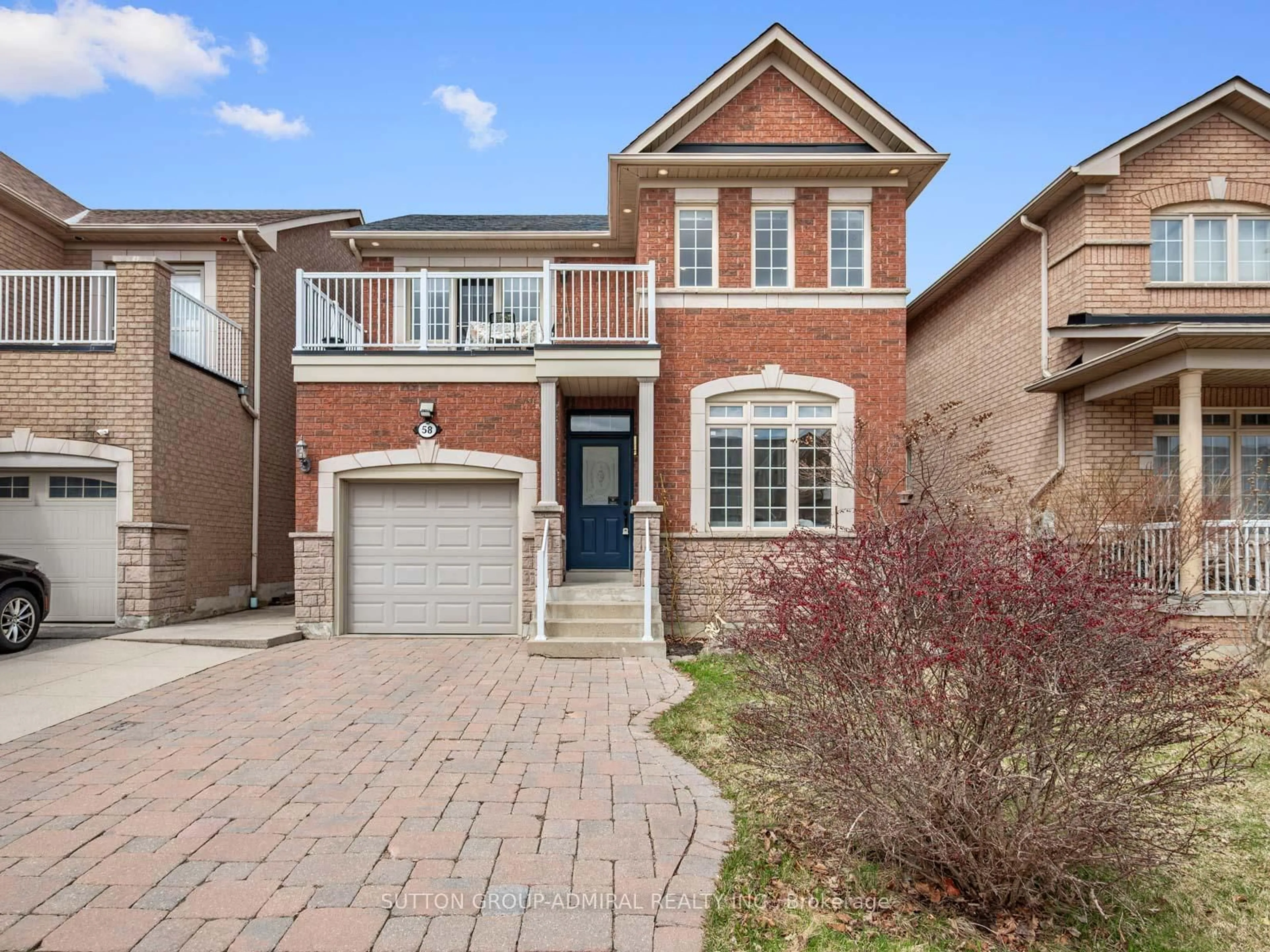 Home with brick exterior material, street for 58 Saint Damian Ave, Vaughan Ontario L4H 2L5