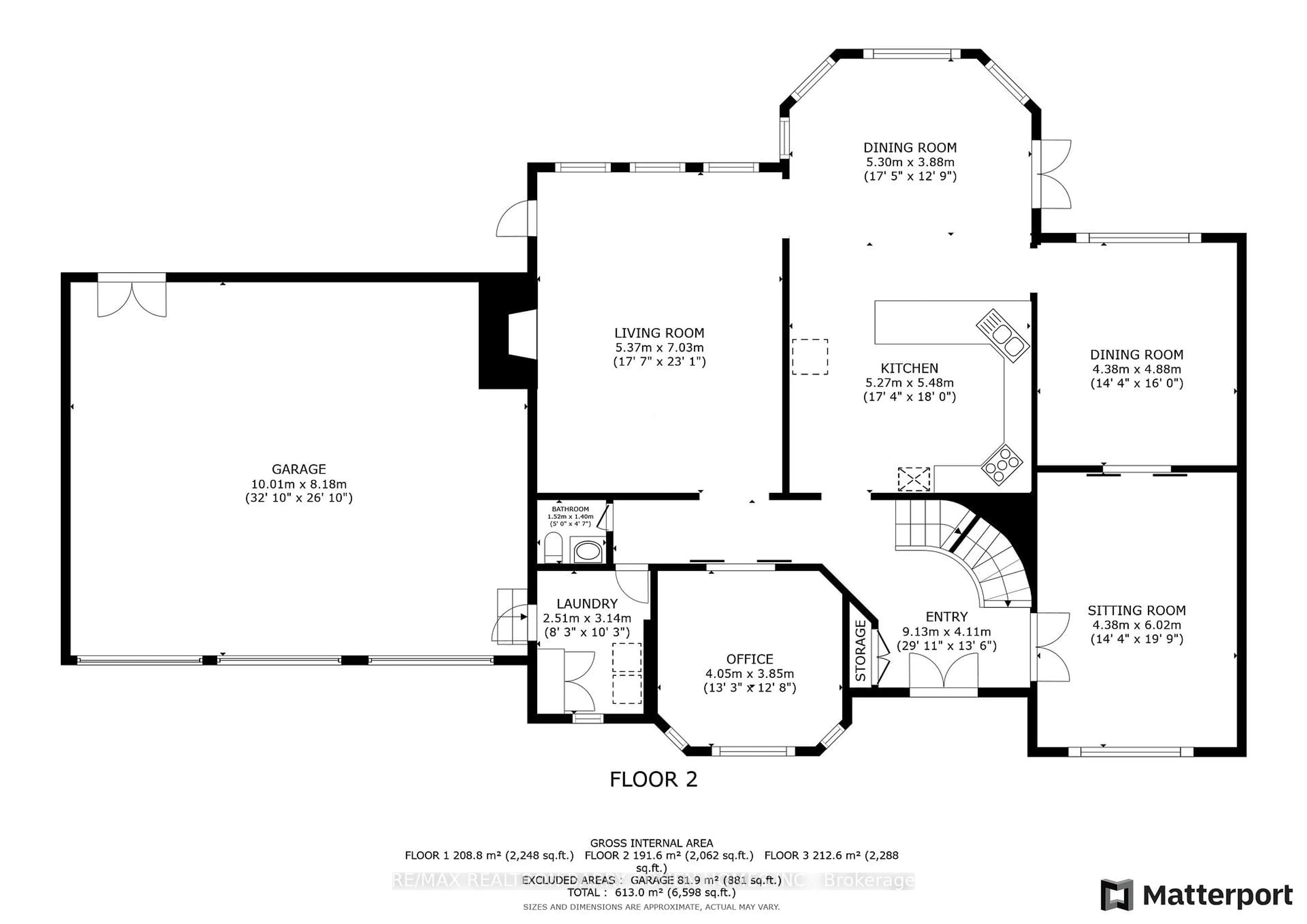 Floor plan for 157 Treegrove Circ, Aurora Ontario L4G 6M1