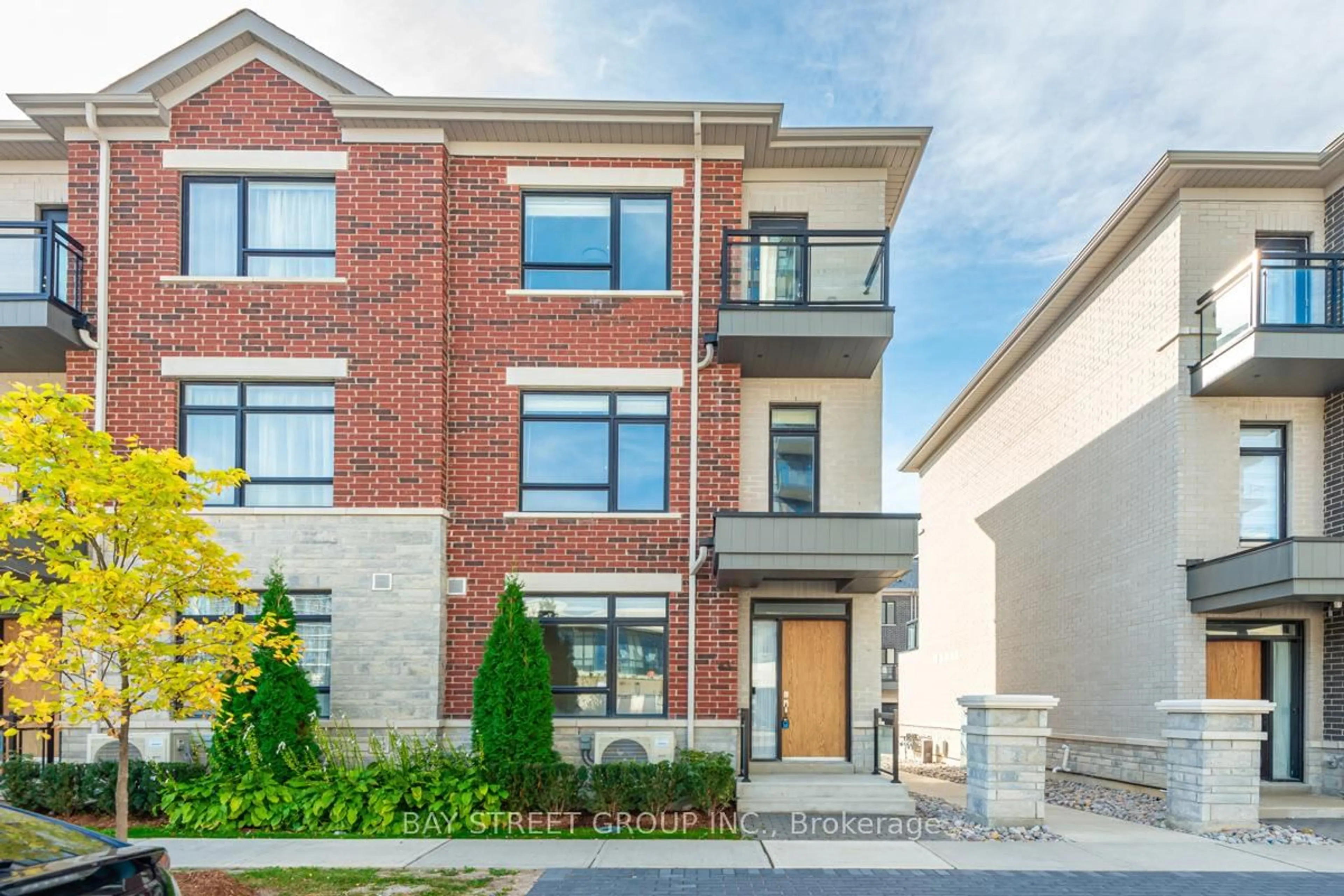 Home with brick exterior material, street for 43 Gandhi Lane, Markham Ontario L3T 0G4