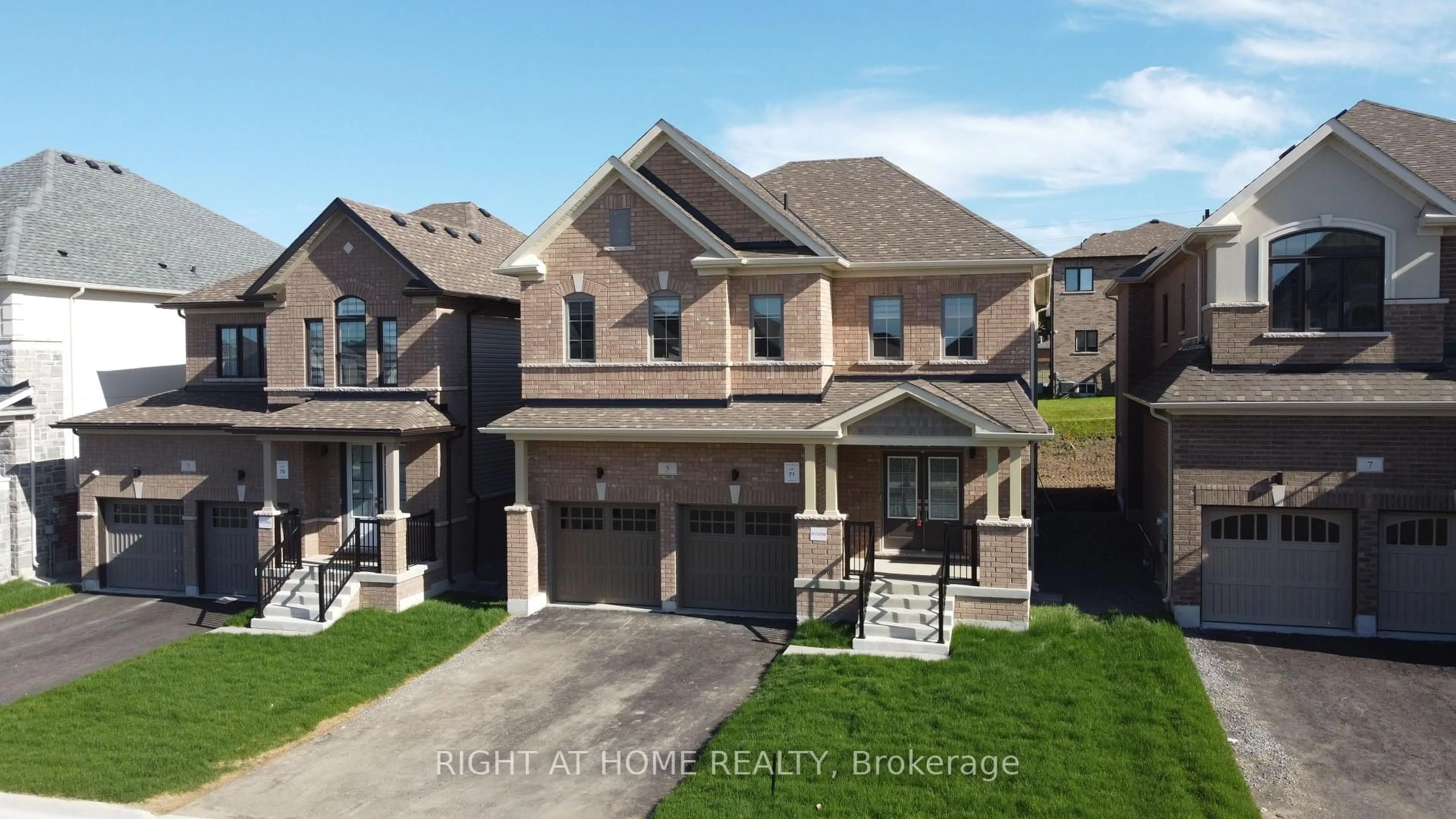 Home with brick exterior material, street for 5 Stennett Dr, Georgina Ontario L4P 0J4
