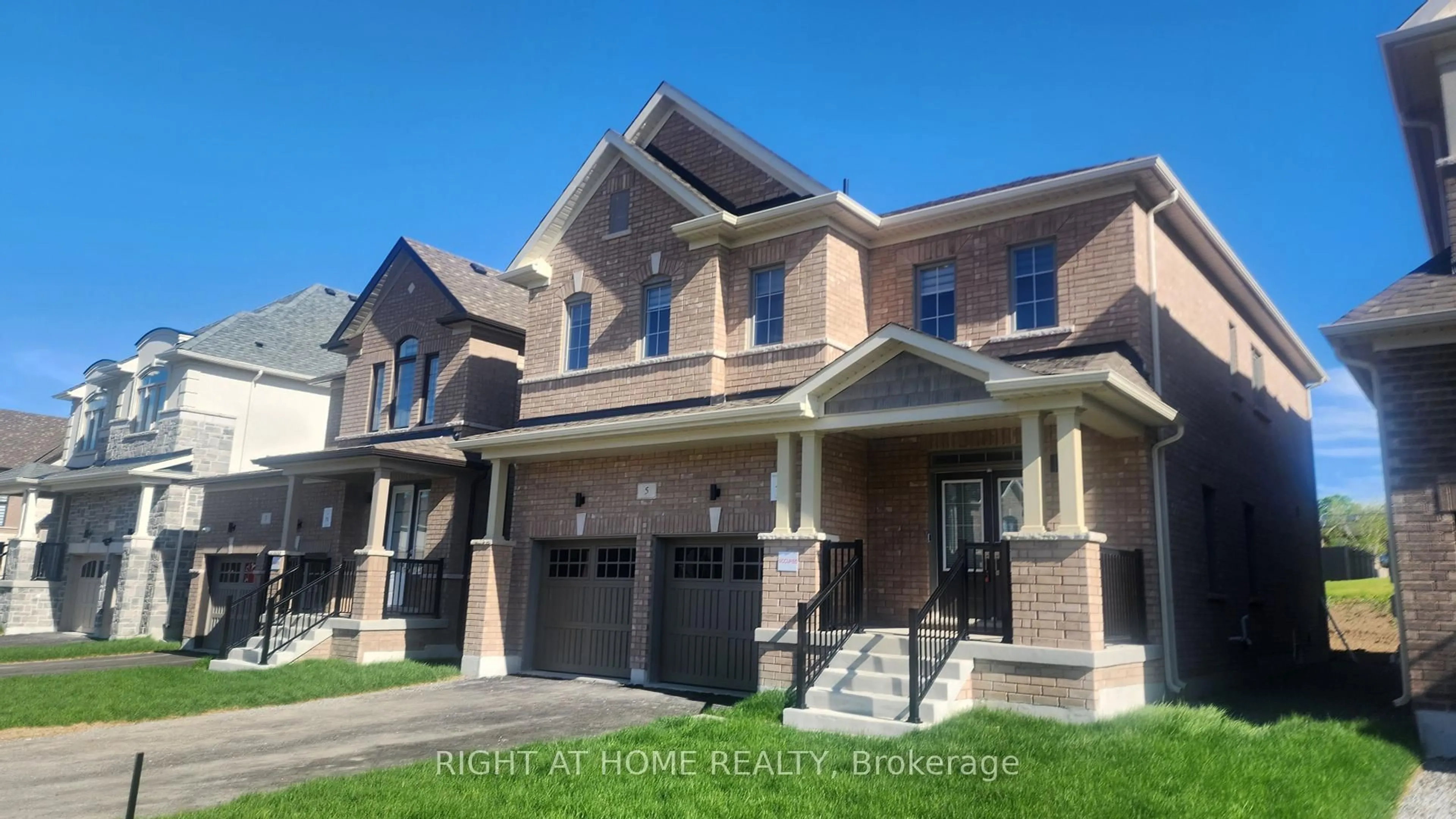 Home with brick exterior material, street for 5 Stennett Dr, Georgina Ontario L4P 0J4