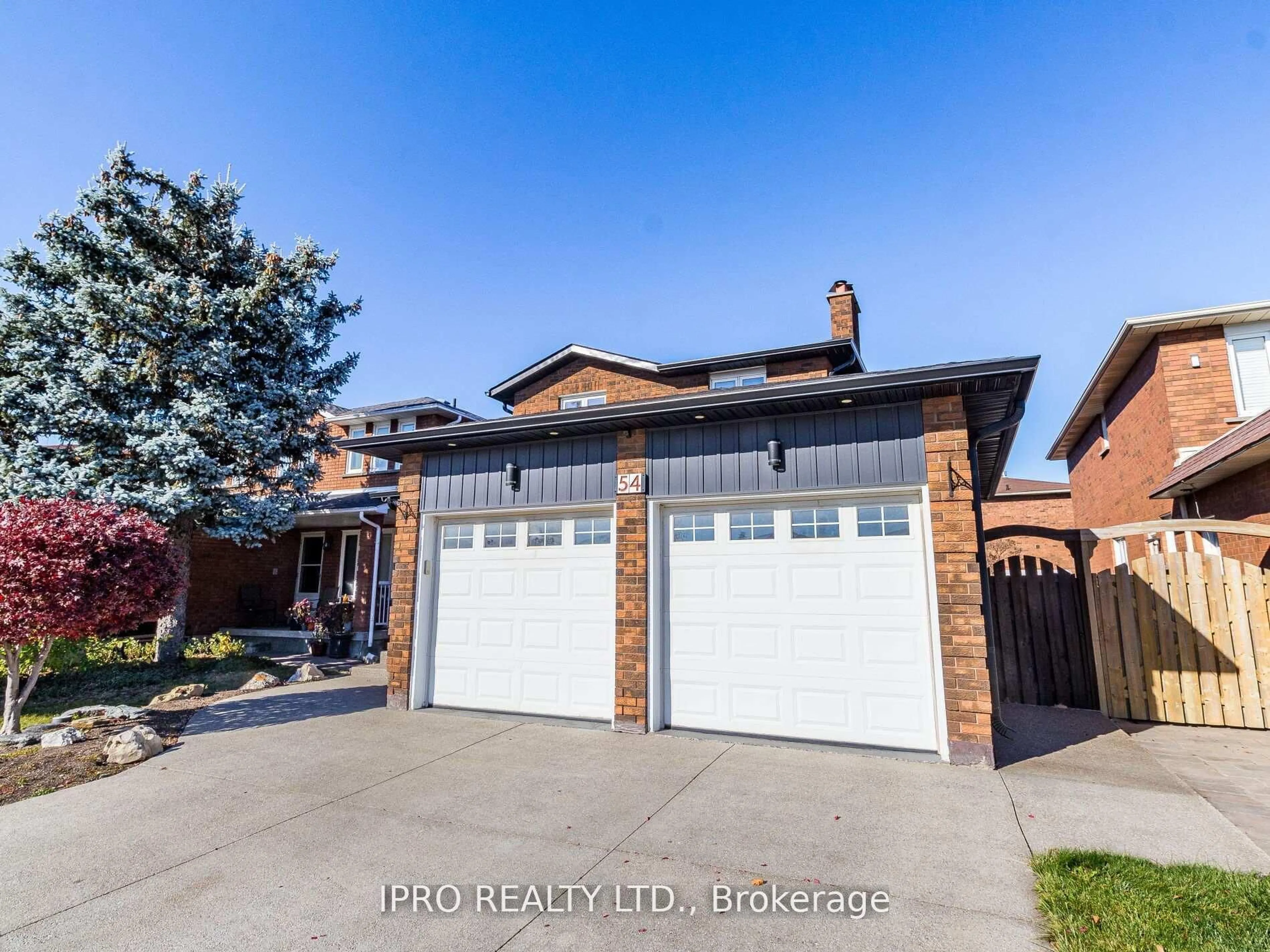 Home with brick exterior material, street for 54 Embassy Dr, Vaughan Ontario L4L 5B1