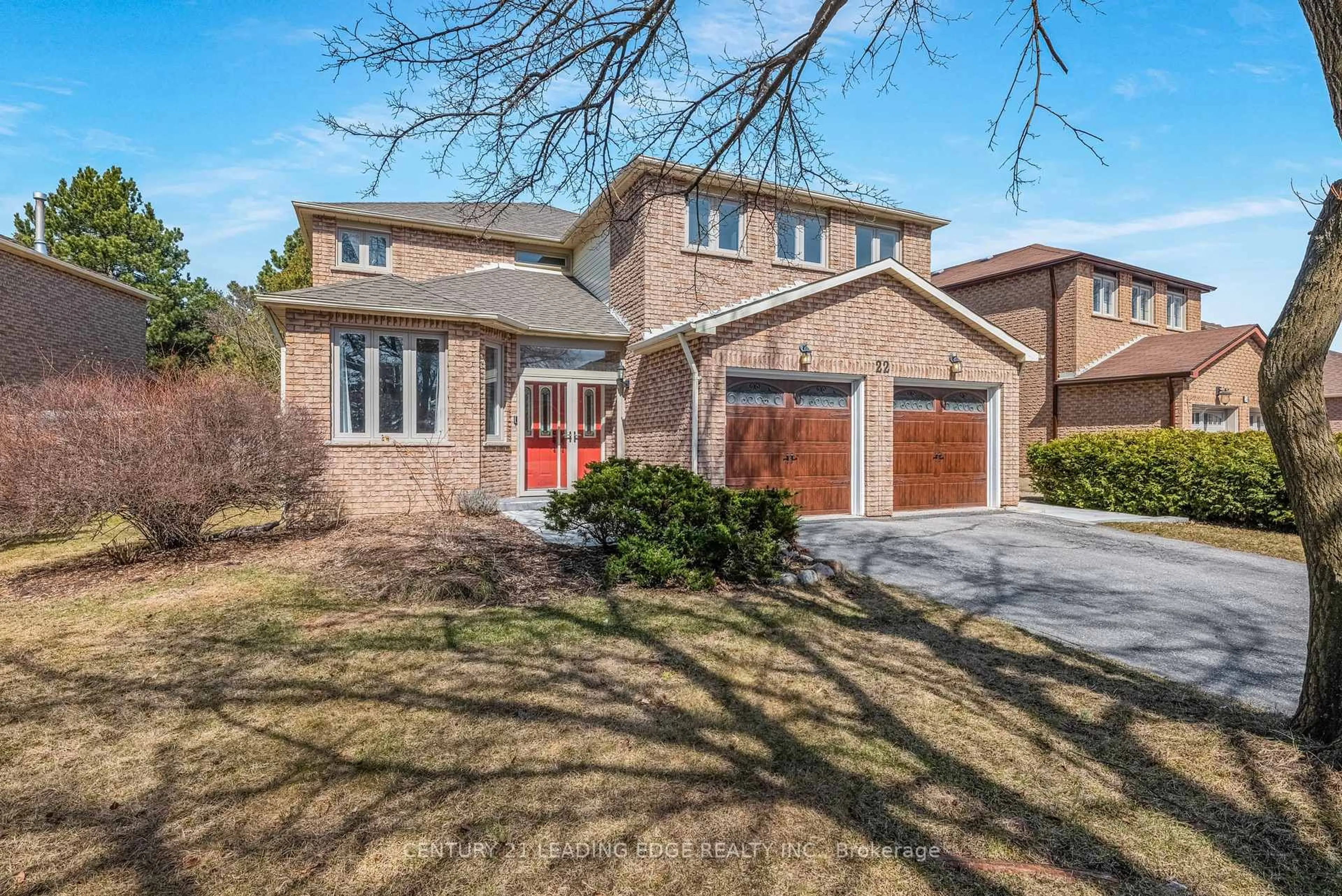 Home with brick exterior material, street for 22 Havagal Cres, Markham Ontario L3P 7E9