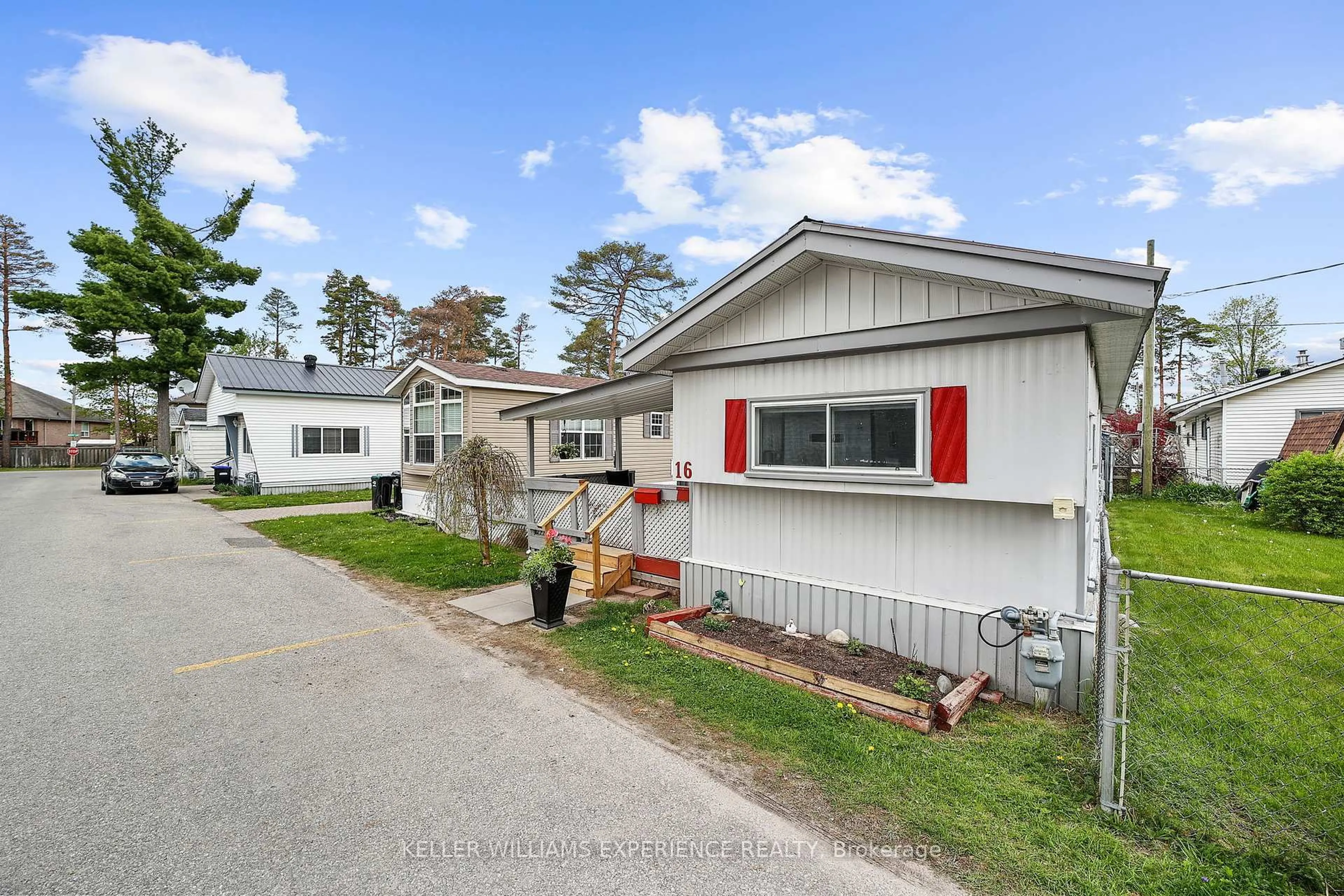 Home with vinyl exterior material, street for 16 SECOND St, Essa Ontario L3W 0L4