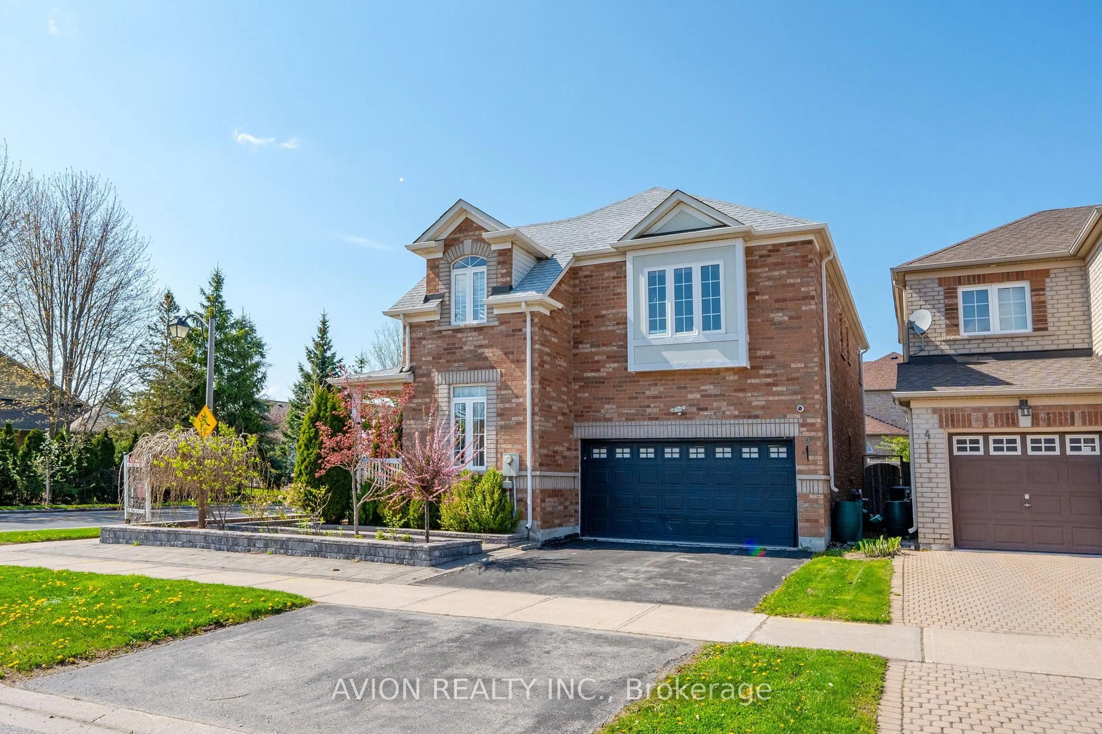 Home with brick exterior material, street for 2 Greengage St, Markham Ontario L6E 1X9