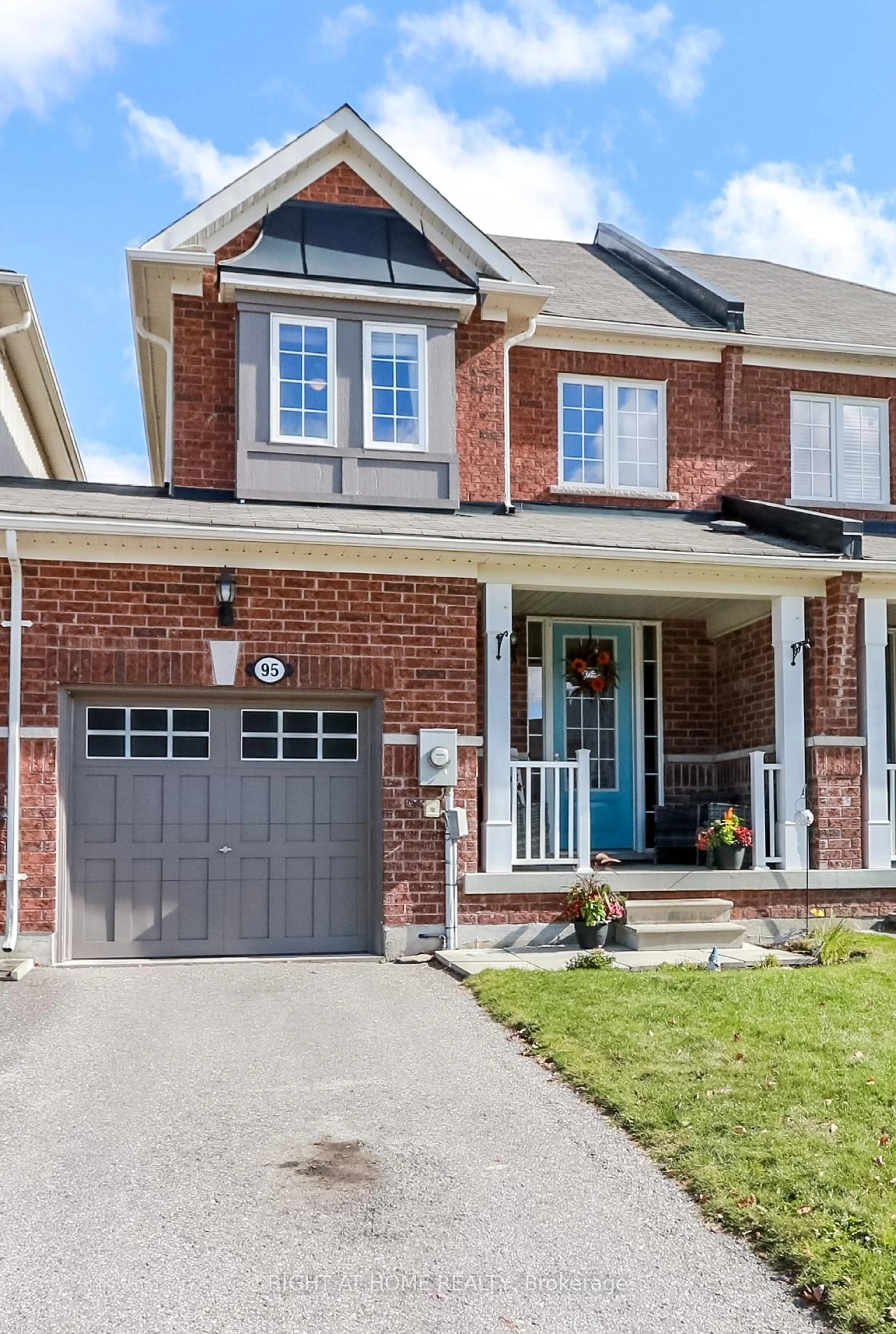 Home with brick exterior material, street for 95 Collier Cres, Essa Ontario L0M 1B5