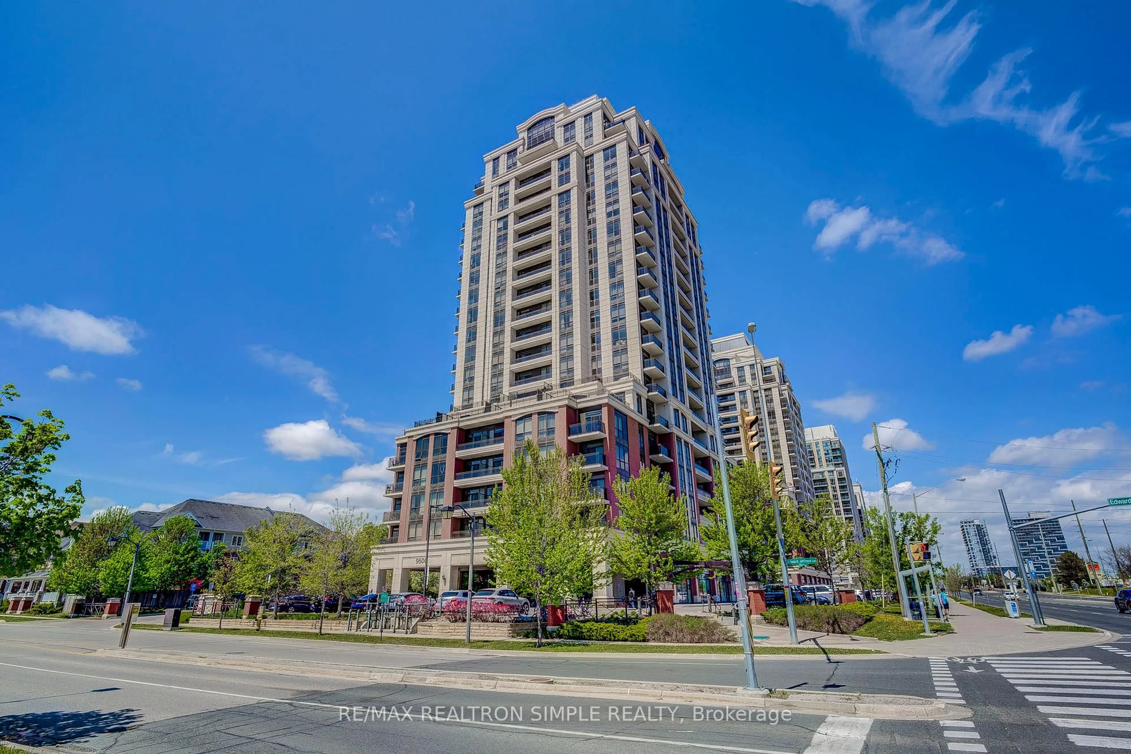 A pic from outside/outdoor area/front of a property/back of a property/a pic from drone, building for 9500 Markham Rd #520, Markham Ontario L6E 0N6