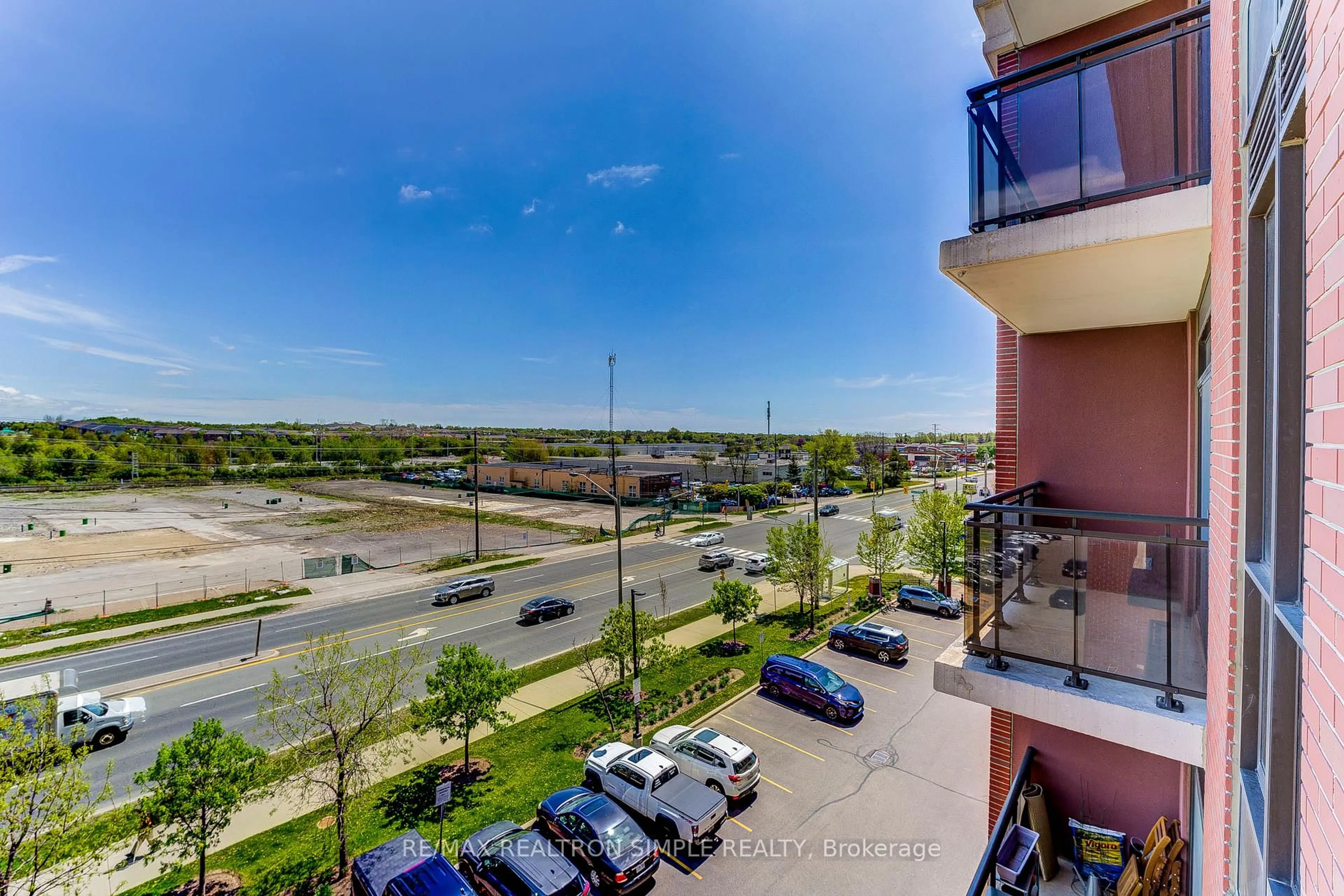 A pic from outside/outdoor area/front of a property/back of a property/a pic from drone, city buildings view from balcony for 9500 Markham Rd #520, Markham Ontario L6E 0N6