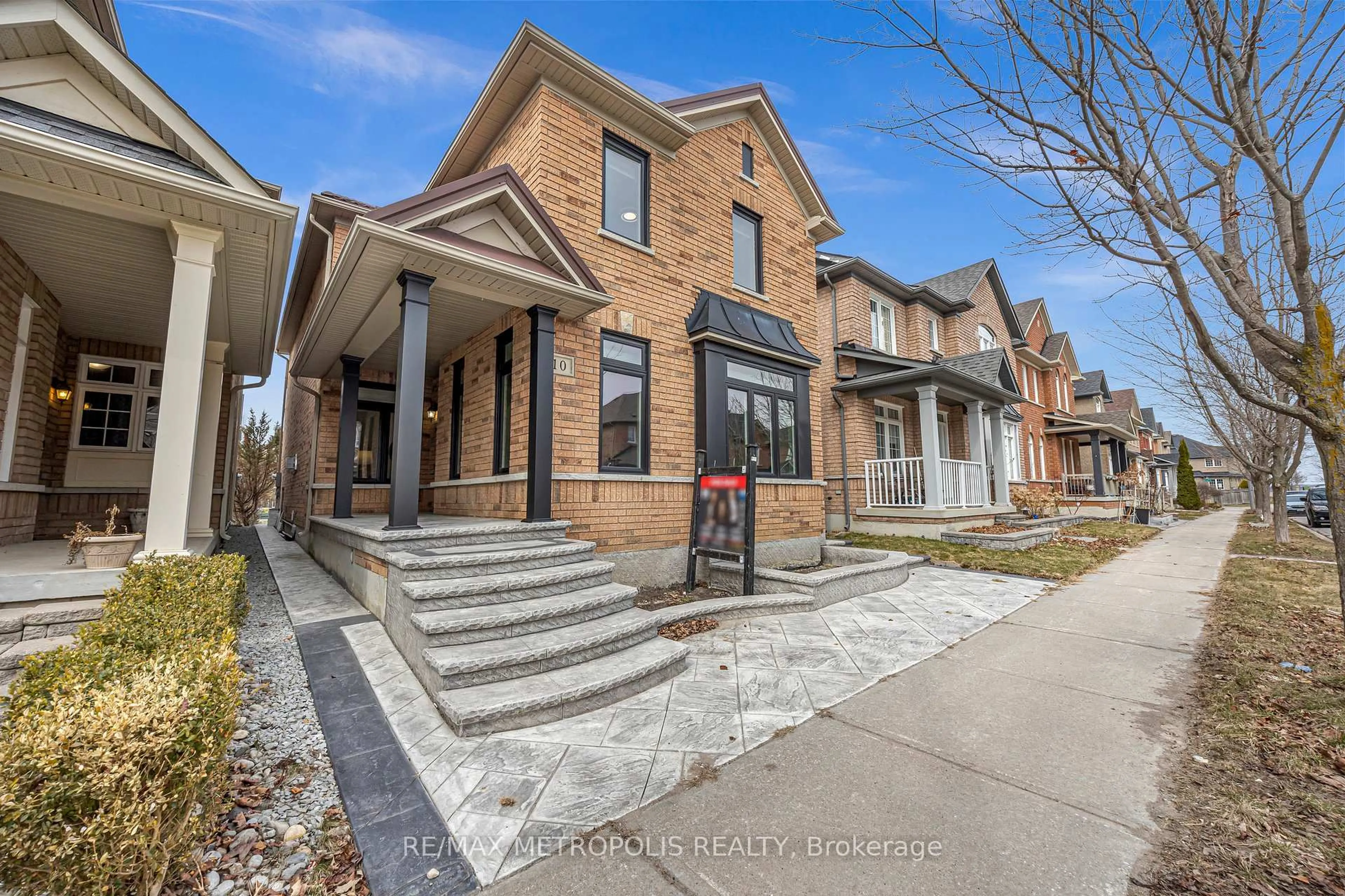 Home with brick exterior material, street for 10 Snowcreek St, Markham Ontario L6B 0K5