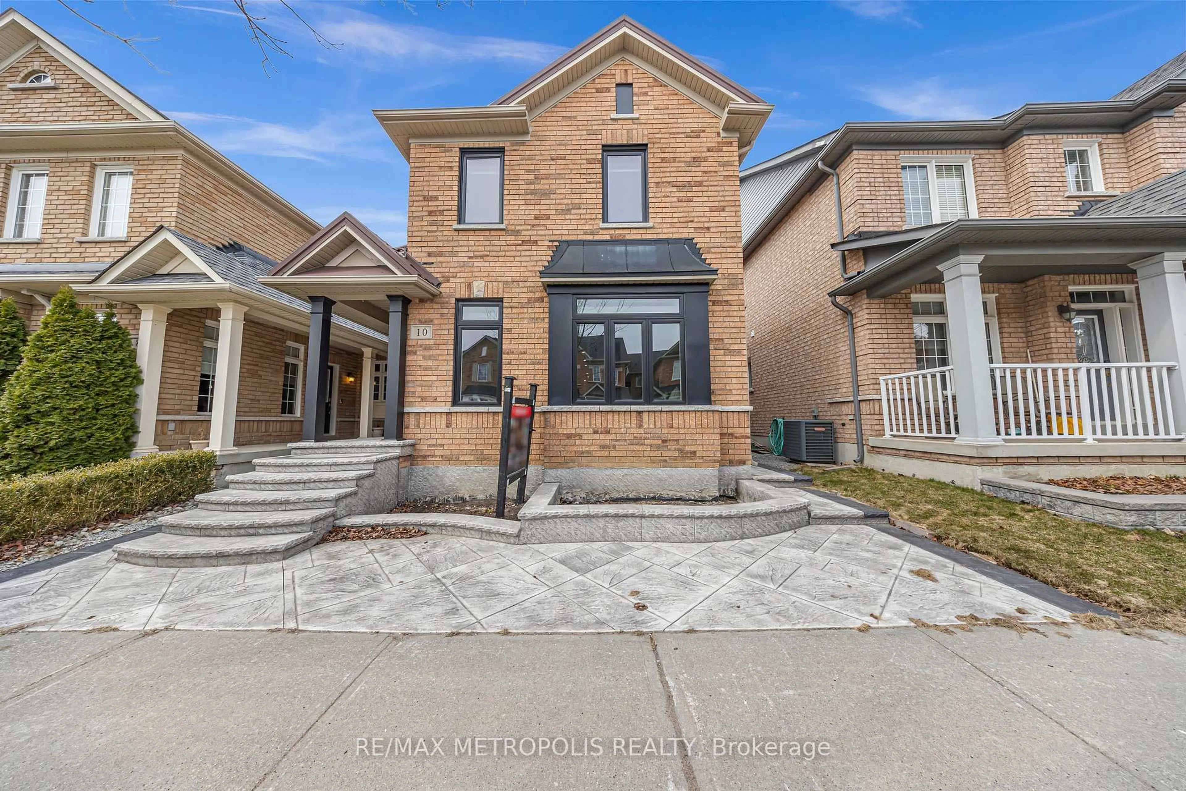 Home with brick exterior material, street for 10 Snowcreek St, Markham Ontario L6B 0K5
