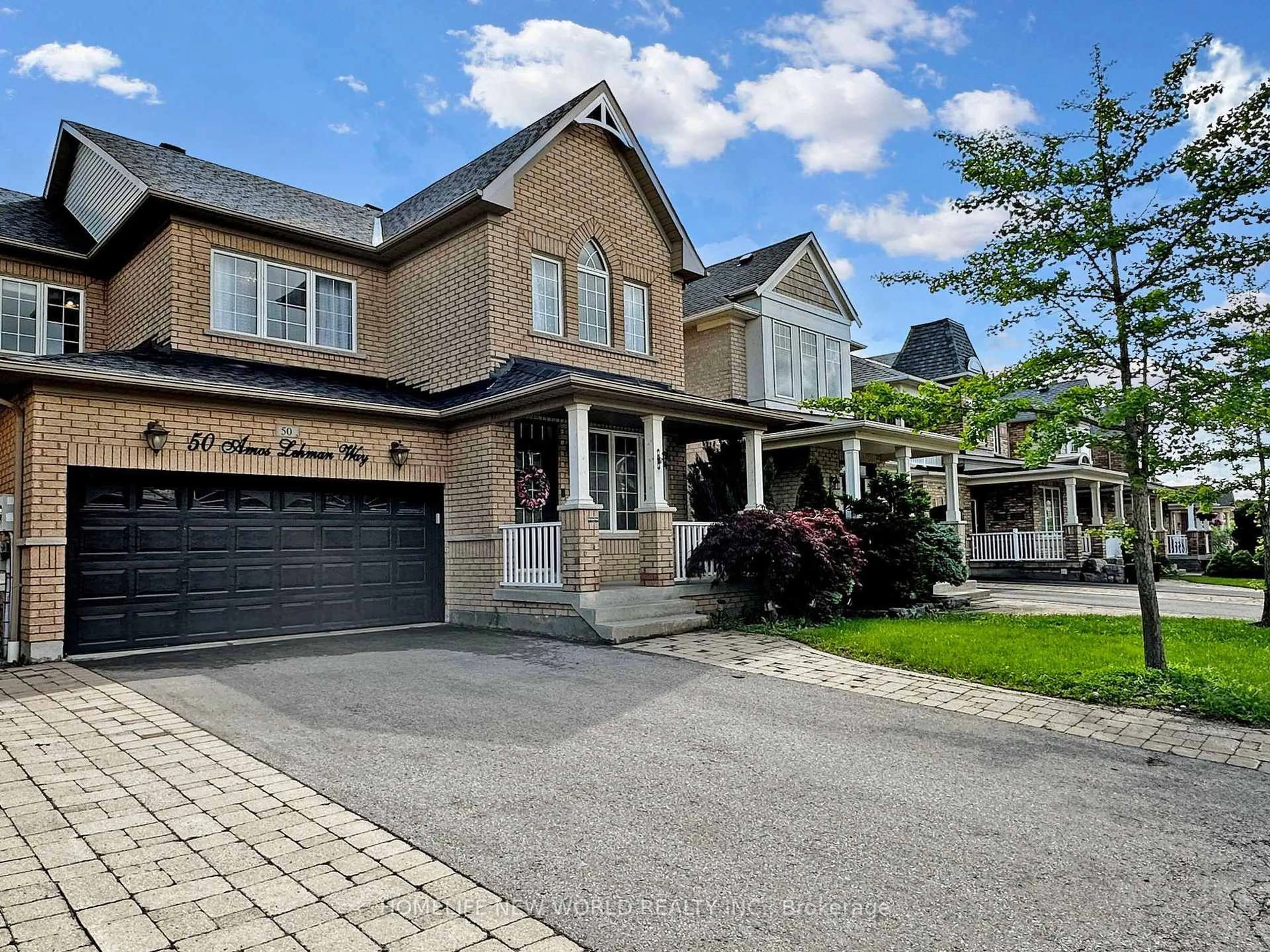 Home with brick exterior material, street for 50 Amos Lehman Way, Whitchurch-Stouffville Ontario L4A 0L3