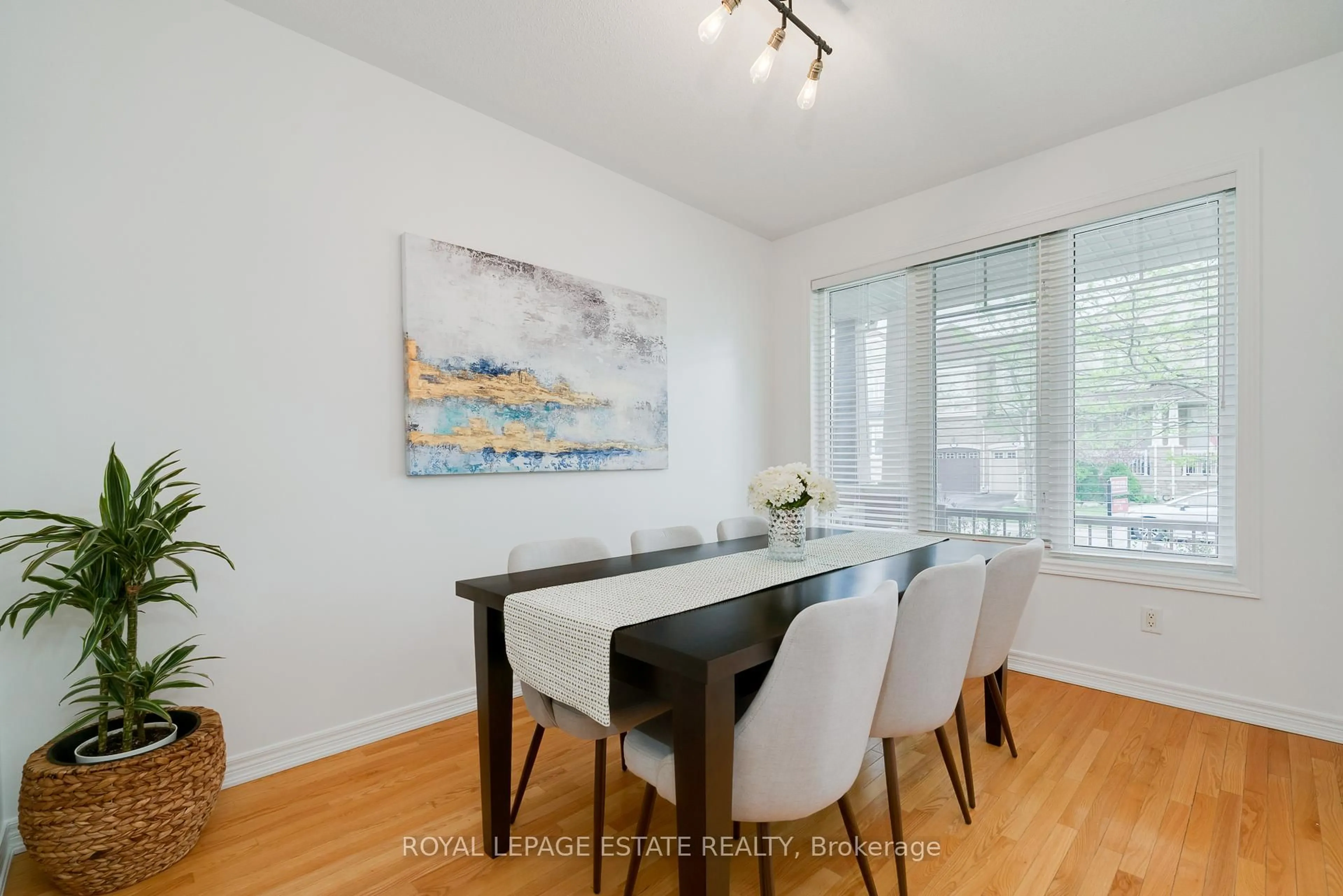 Dining room, wood/laminate floor for 56 Brower Ave, Richmond Hill Ontario L4E 4Y5