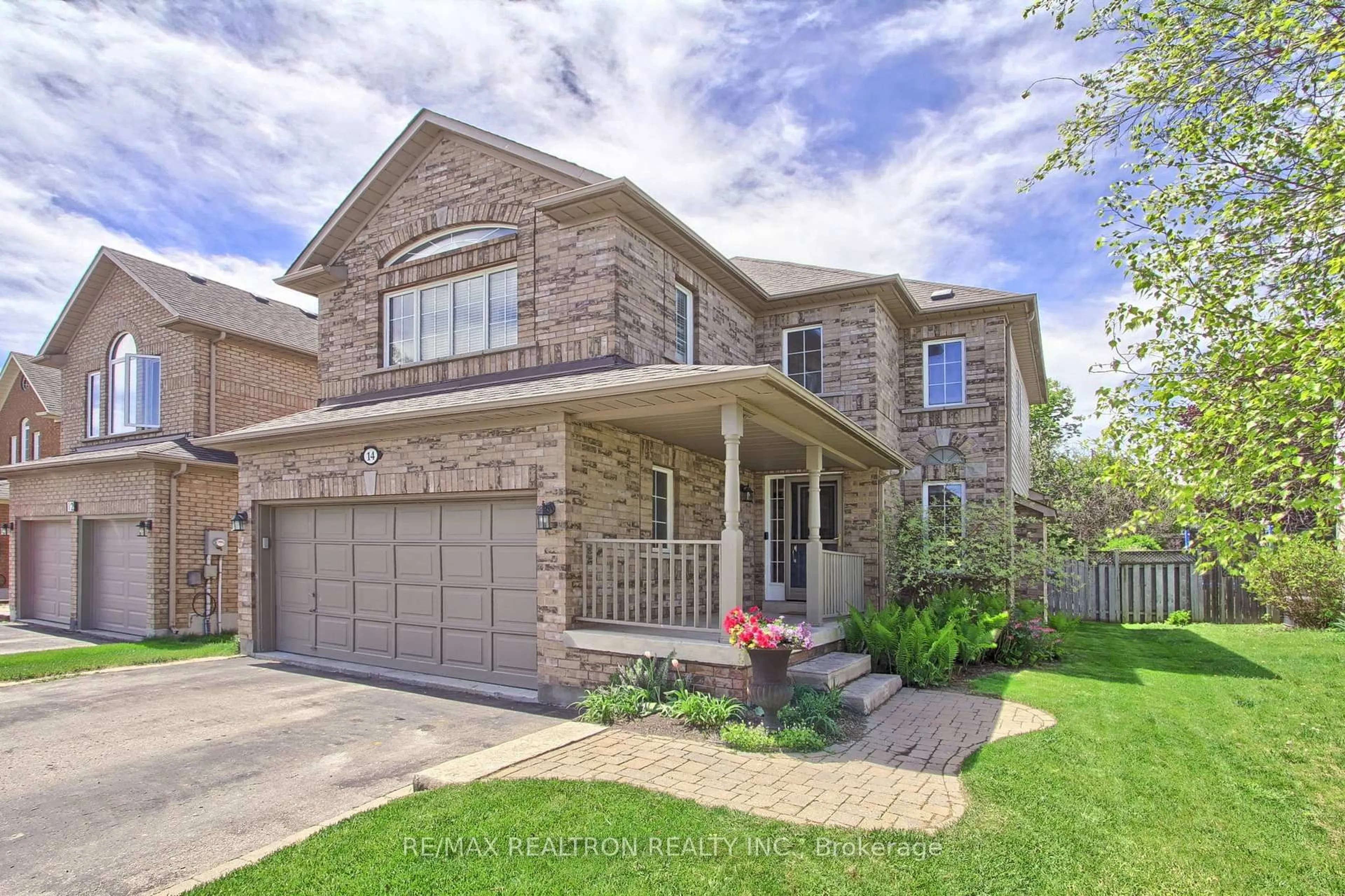 Home with brick exterior material, street for 14 Burnaby Dr, Georgina Ontario L4P 3Z1