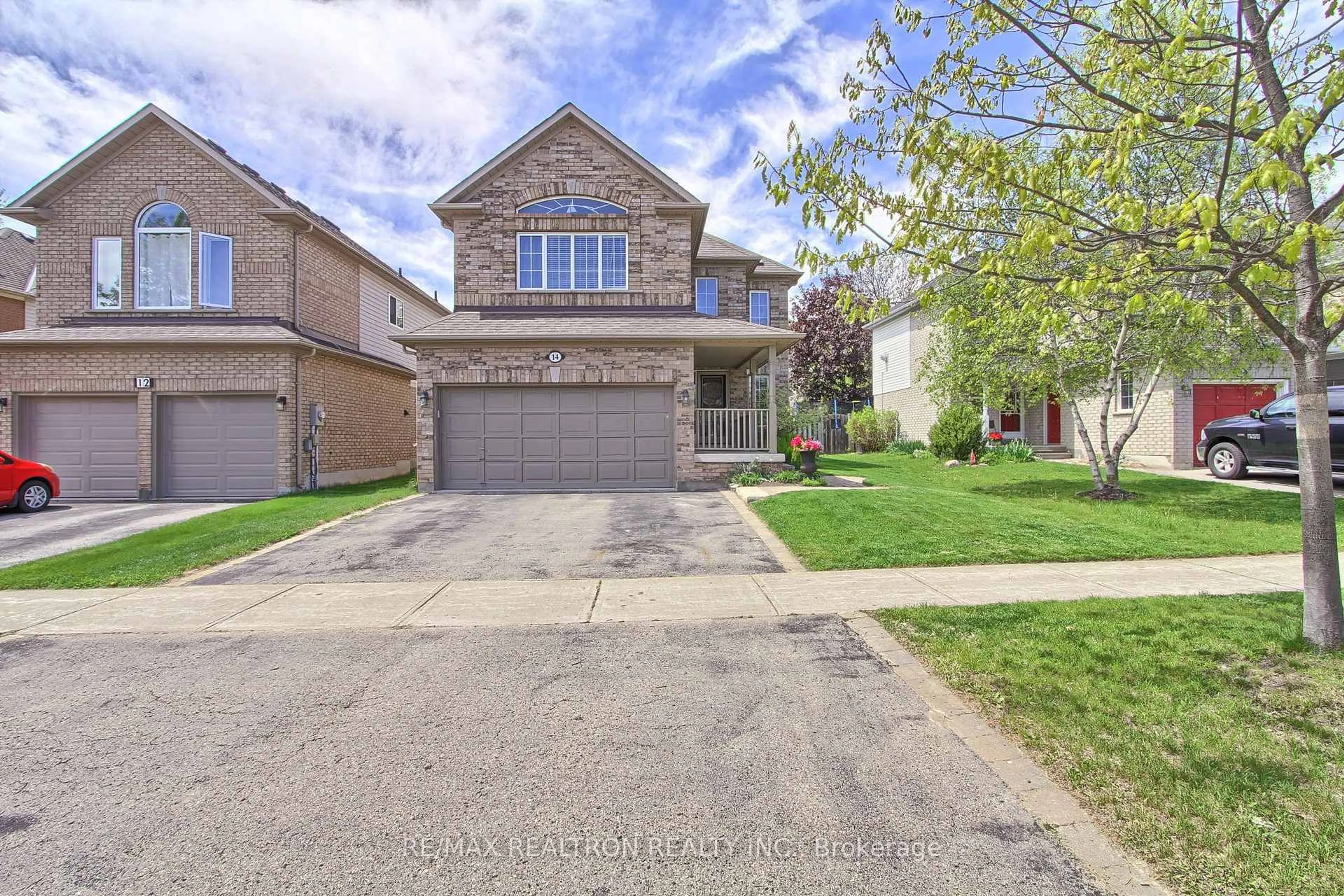 Home with brick exterior material, street for 14 Burnaby Dr, Georgina Ontario L4P 3Z1