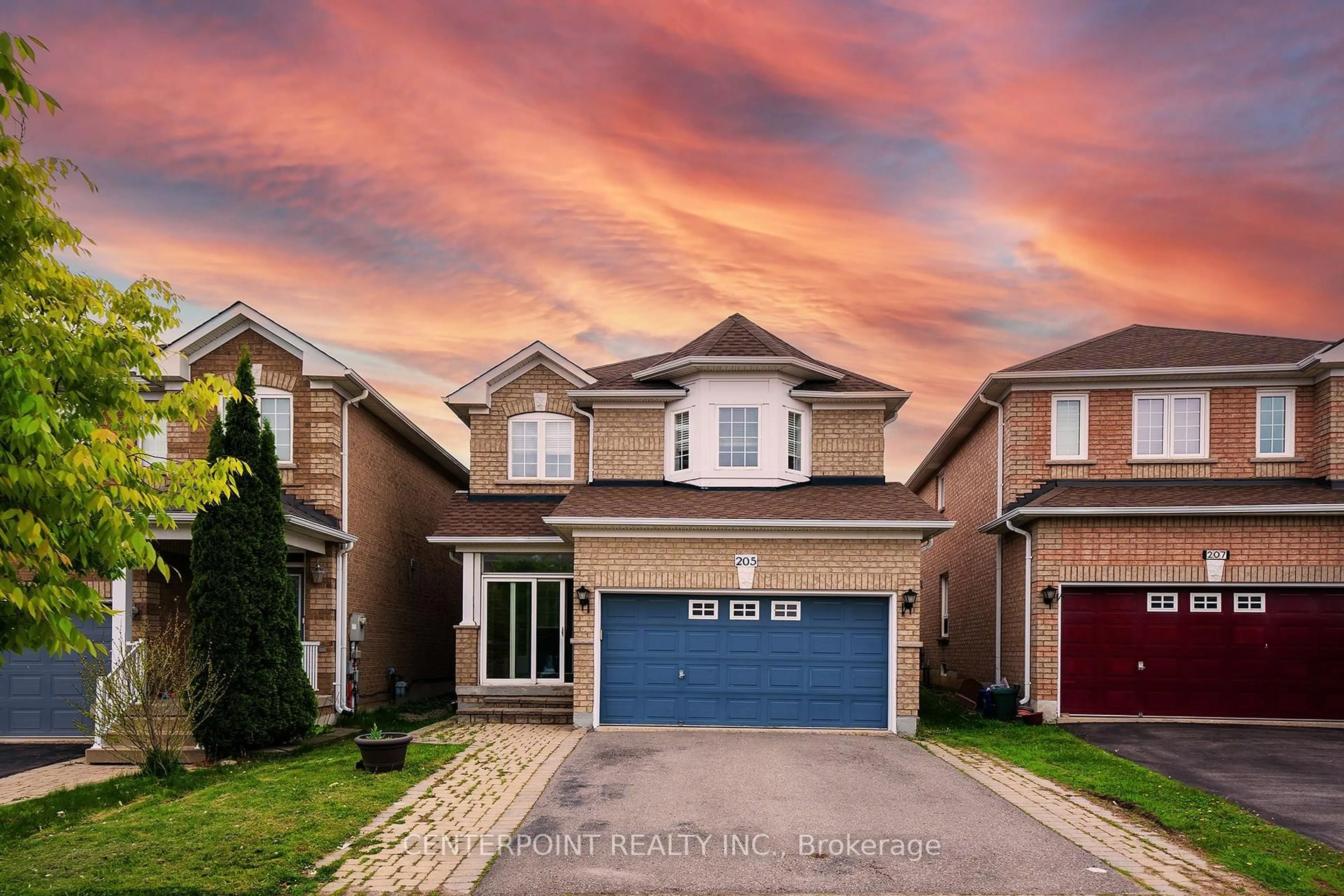Home with brick exterior material, street for 205 Stonebriar Dr, Vaughan Ontario L6A 4A3